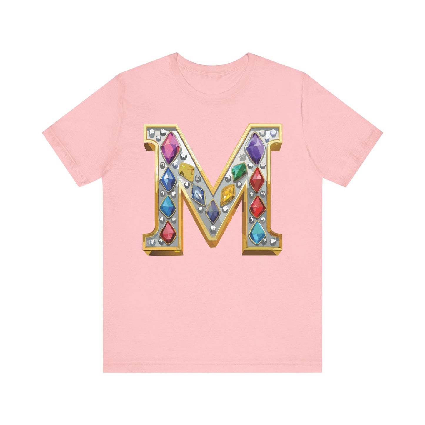 Letter Shirt, Shirt with Letters, Tee Shirt with Gold Letter, Shirt with Antique Letters