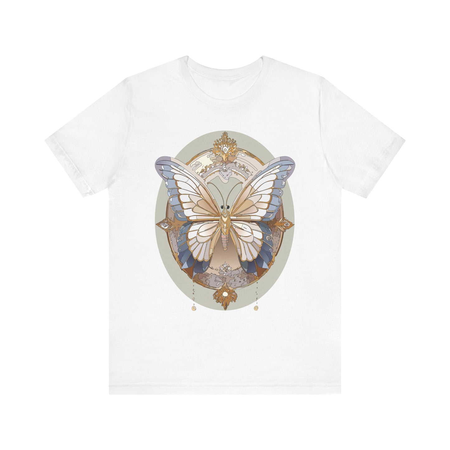 Butterfly Shirt, Shirt with Butterfly, Tee Shirt with Antique Butterfly