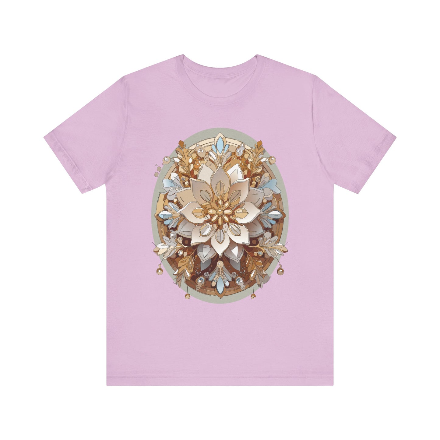 Floral Shirt, Flower Shirt, Tee Shirt with Antique Flower
