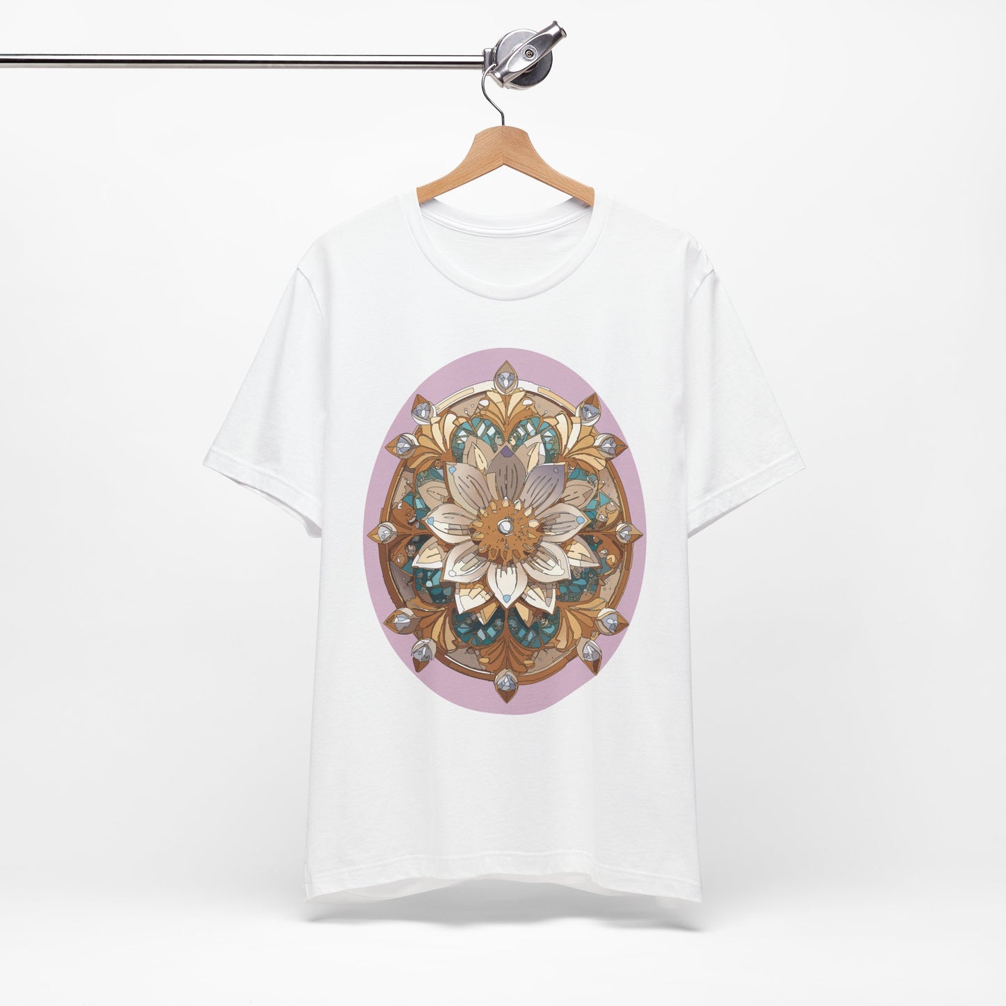 Floral Shirt, Flower Shirt, Tee Shirt with Antique Flower