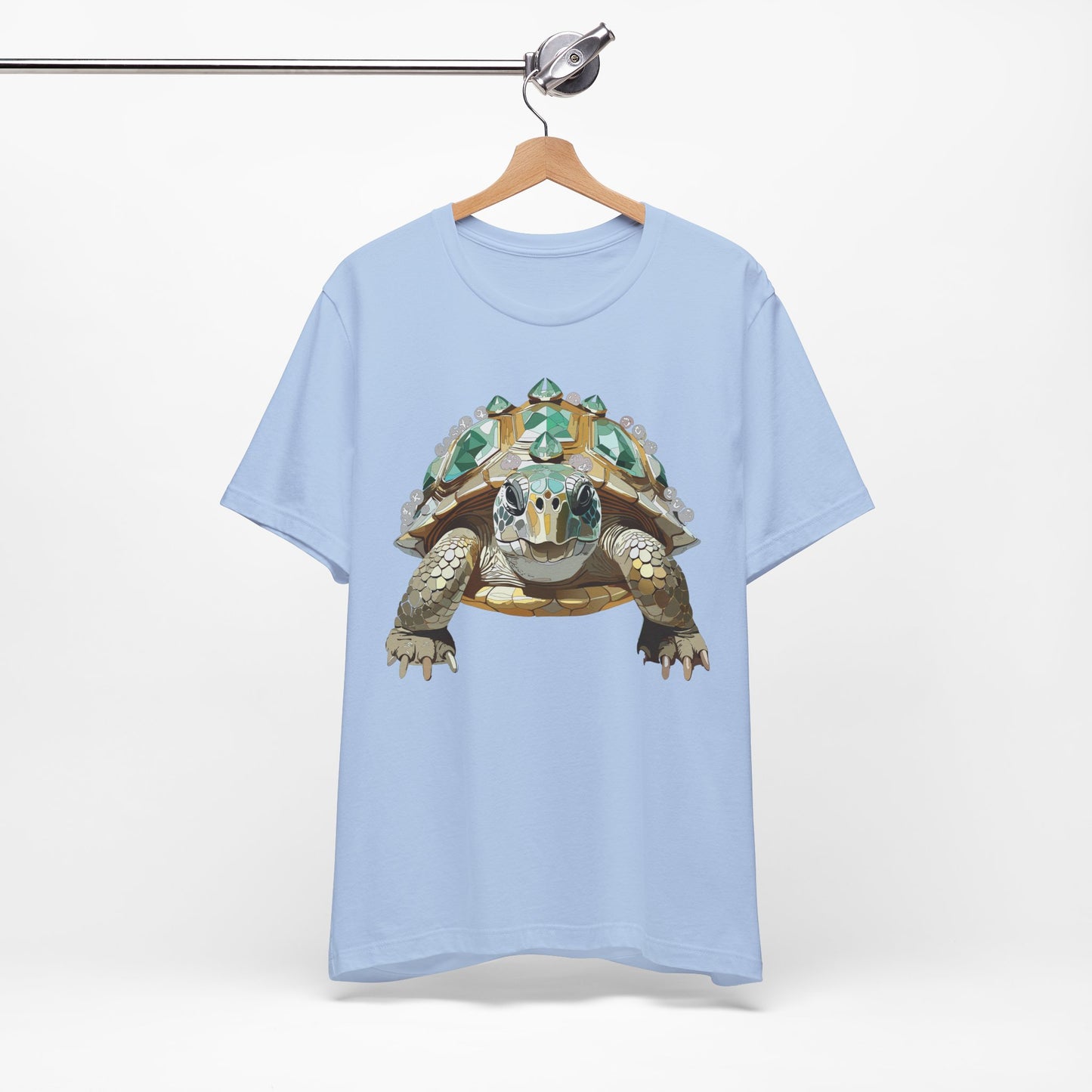 Animal Shirt, Shirt with Animal, Tee Shirt with Gold Animal Medal, Shirt with Antique Animal Medallion
