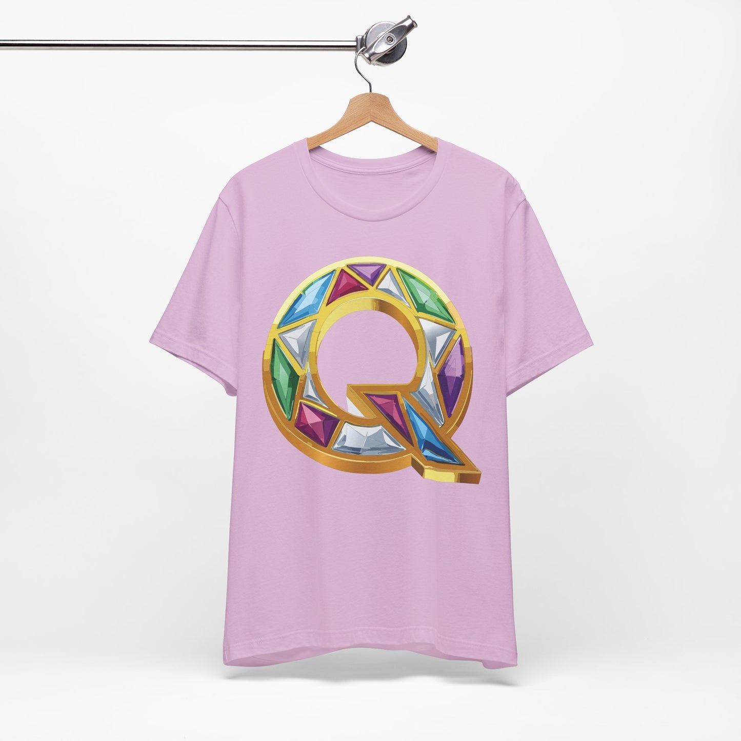 Letter Shirt, Shirt with Letters, Tee Shirt with Gold Letter, Shirt with Antique Letters