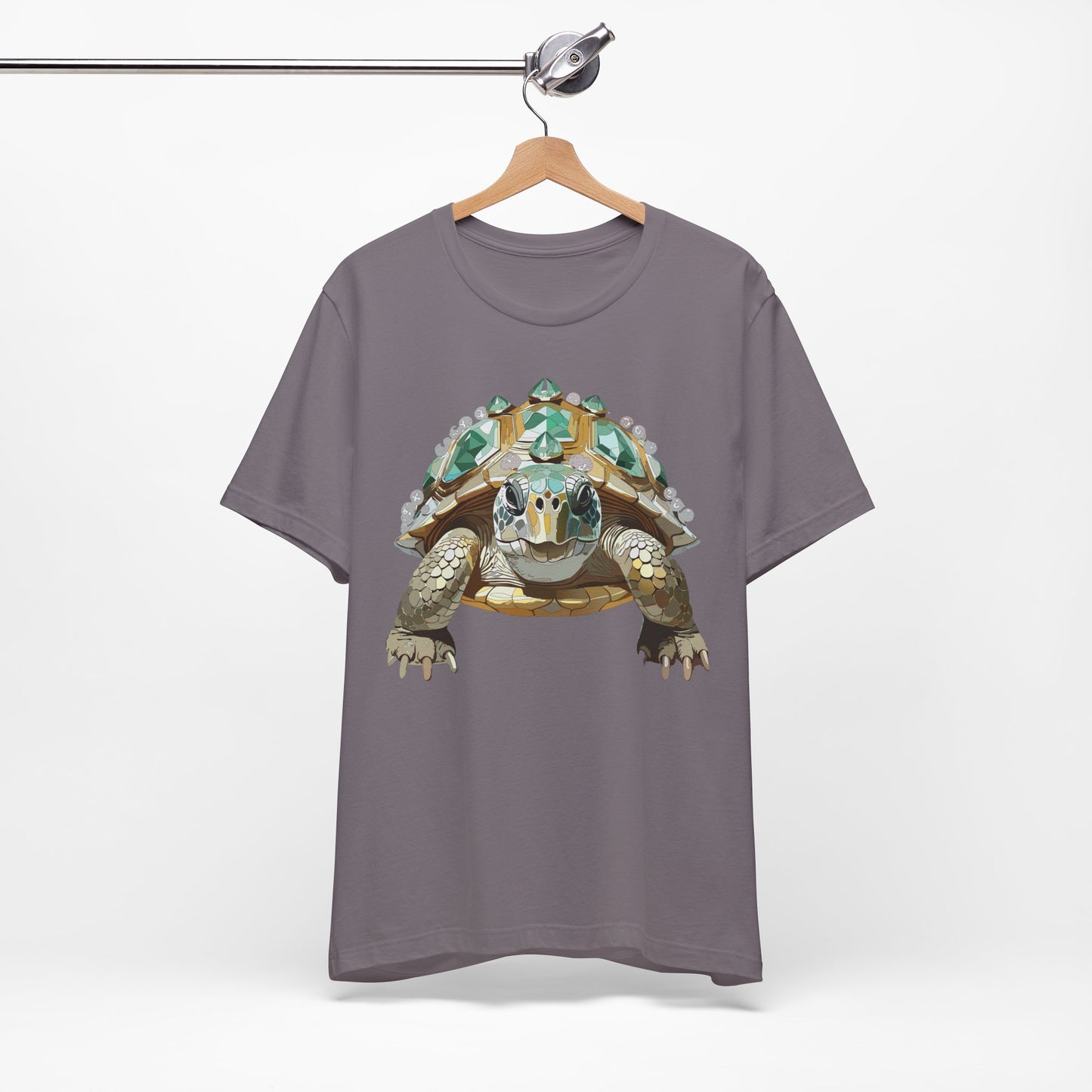 Animal Shirt, Shirt with Animal, Tee Shirt with Gold Animal Medal, Shirt with Antique Animal Medallion