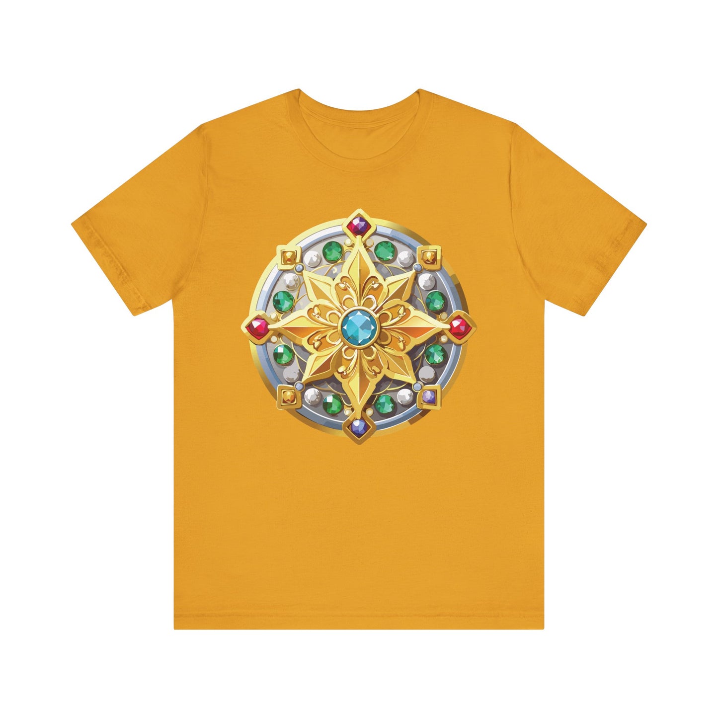 Medallion Shirt, Shirt with Medallion, Tee Shirt with Medal