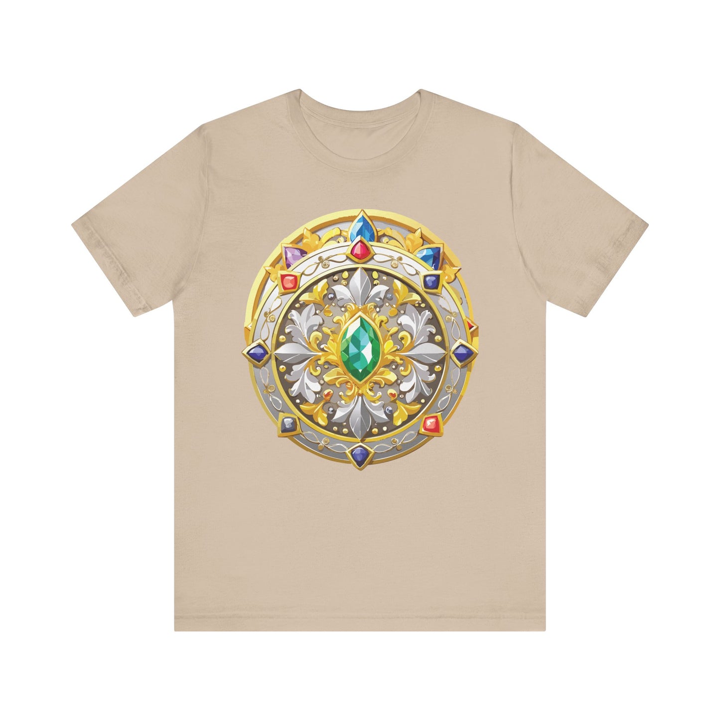 Medallion Shirt, Shirt with Medallion, Tee Shirt with Medal