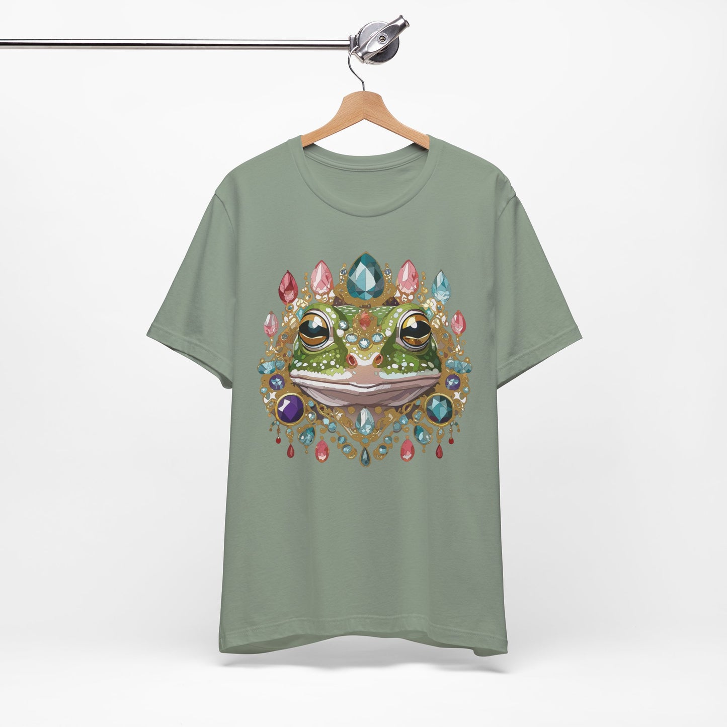 Animal Shirt, Shirt with Animal, Tee Shirt with Gold Animal Medal, Shirt with Antique Animal Medallion