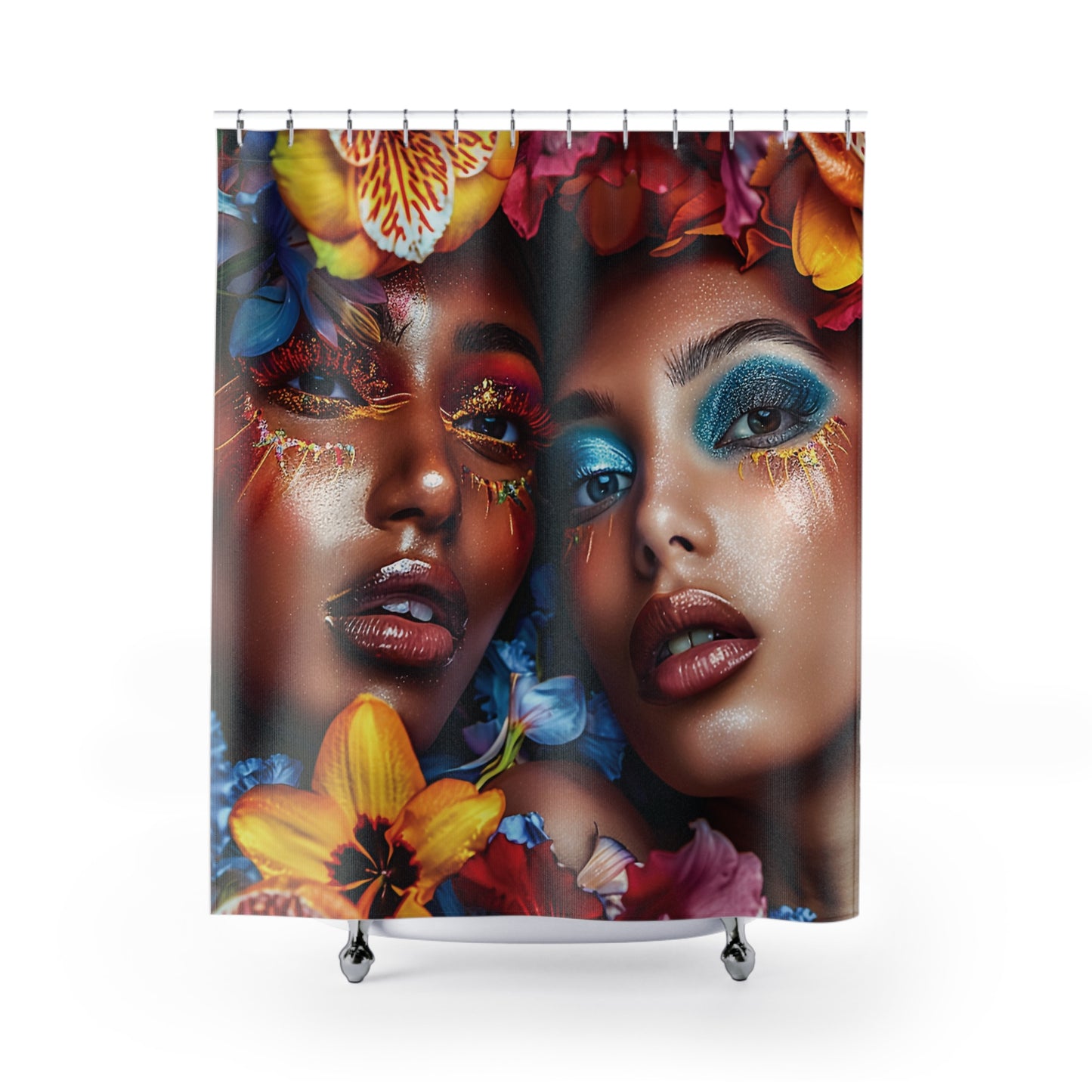 Woman Shower Curtain