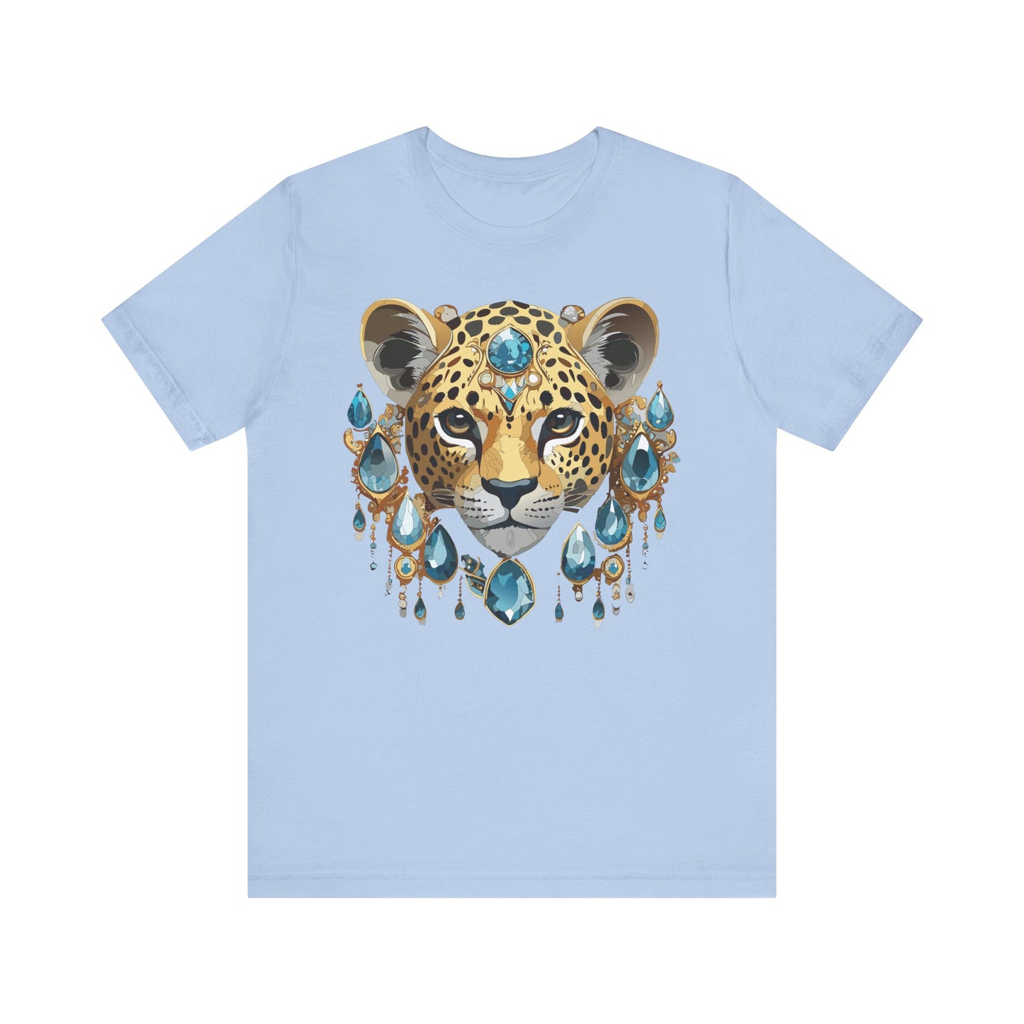 Animal Shirt, Shirt with Animal, Tee Shirt with Gold Animal Medal, Shirt with Antique Animal Medallion
