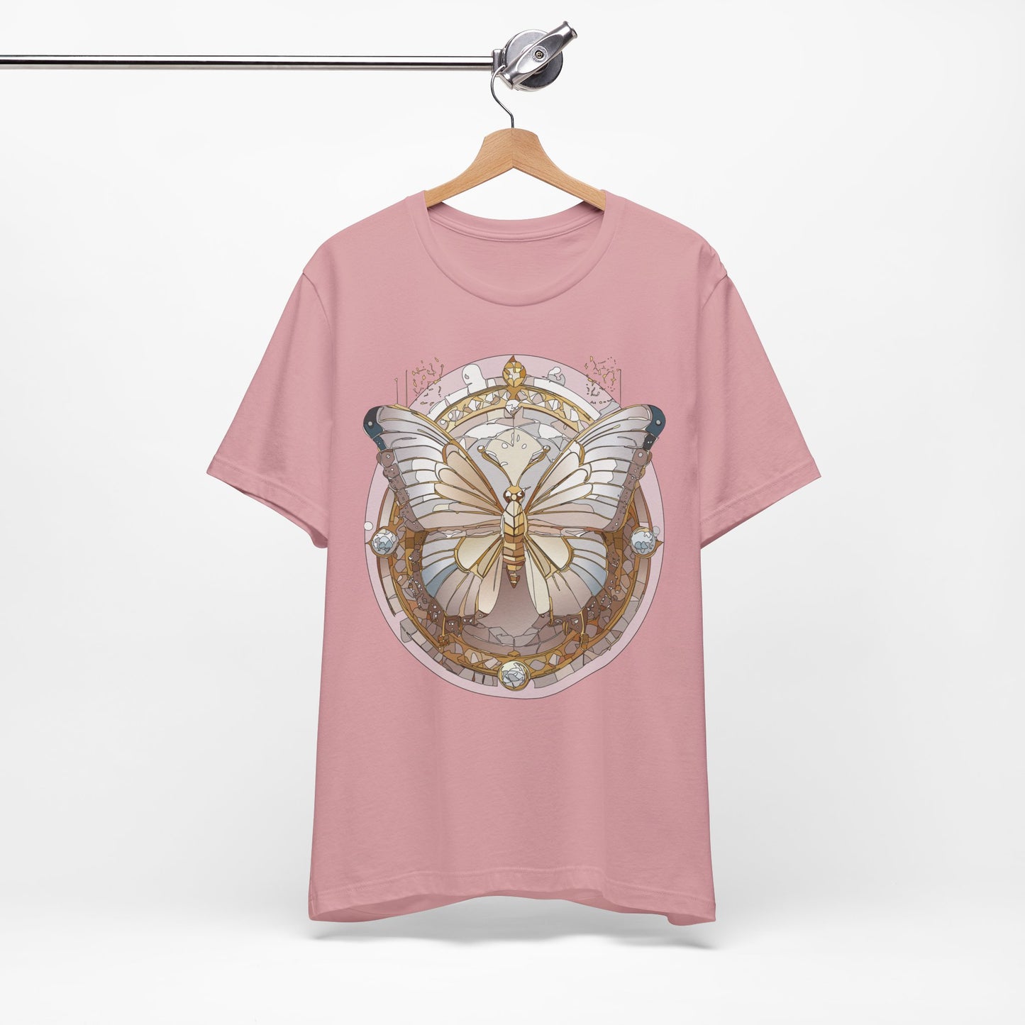 Butterfly Shirt, Shirt with Butterfly, Tee Shirt with Antique Butterfly