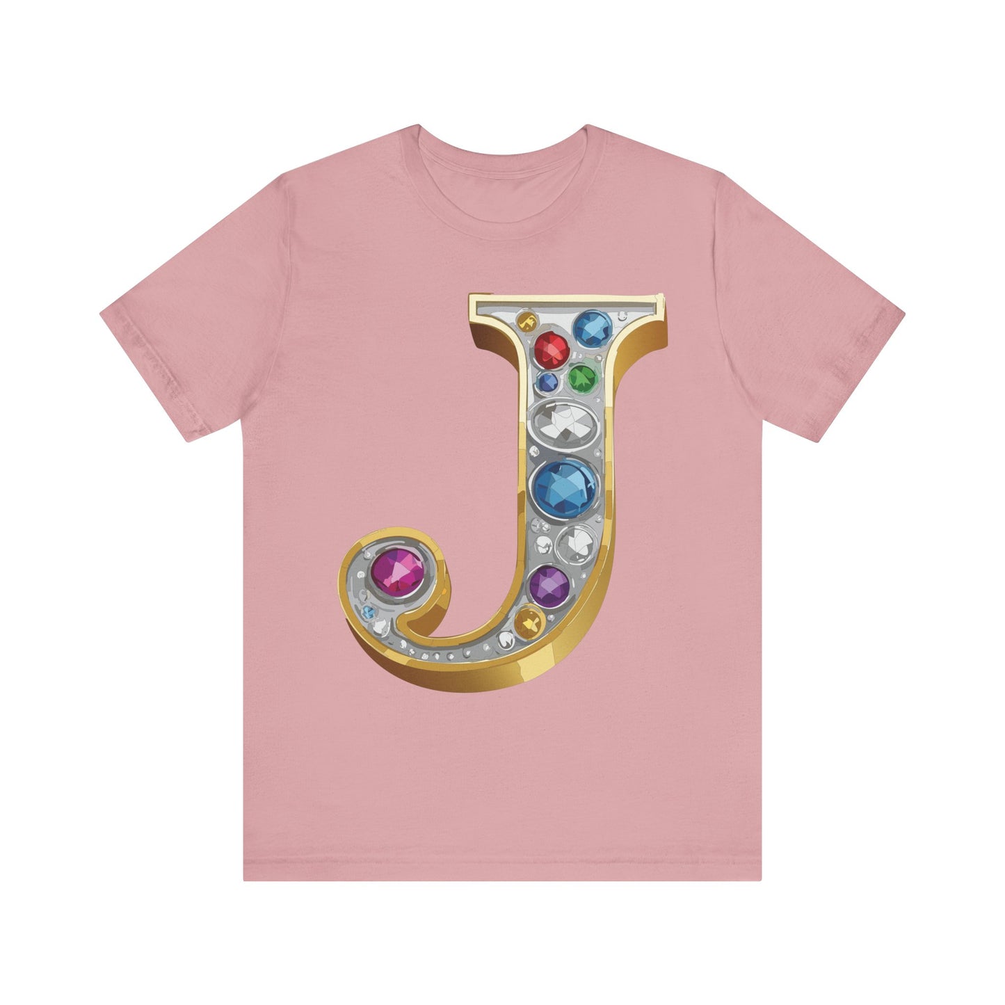 Letter Shirt, Shirt with Letters, Tee Shirt with Gold Letter, Shirt with Antique Letters