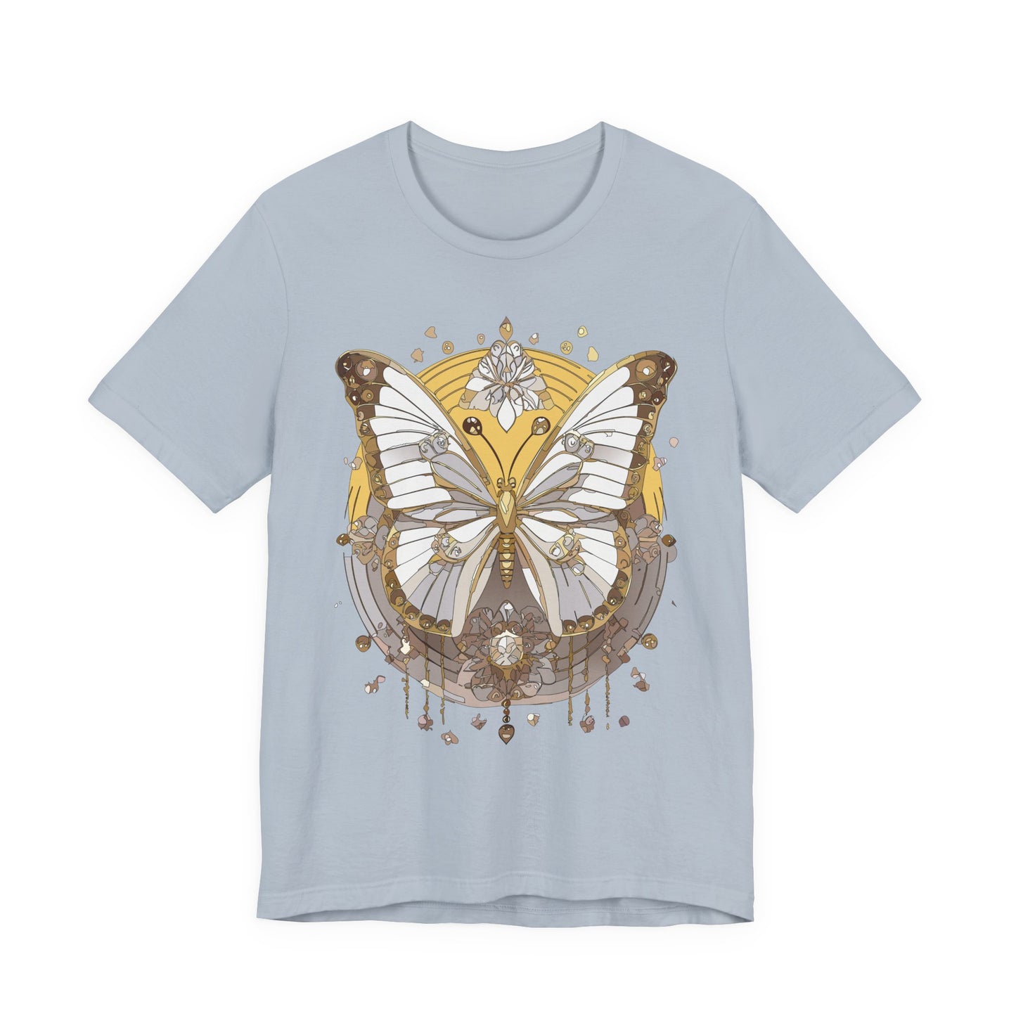 Butterfly Shirt, Shirt with Butterfly, Tee Shirt with Antique Butterfly