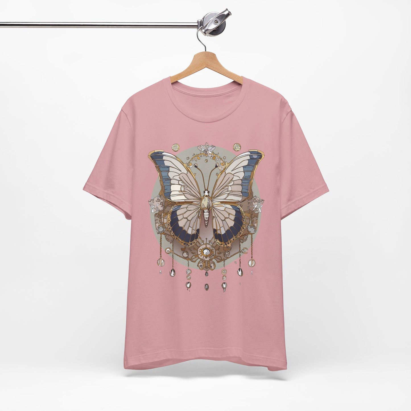 Butterfly Shirt, Shirt with Butterfly, Tee Shirt with Antique Butterfly