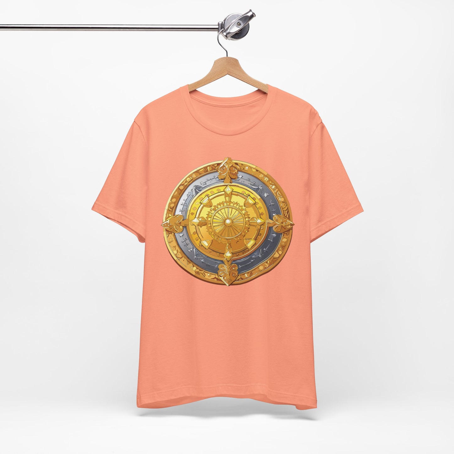 Coin Shirt, Shirt with Coin, Tee Shirt with Gold Coin, Shirt with Antique Coin