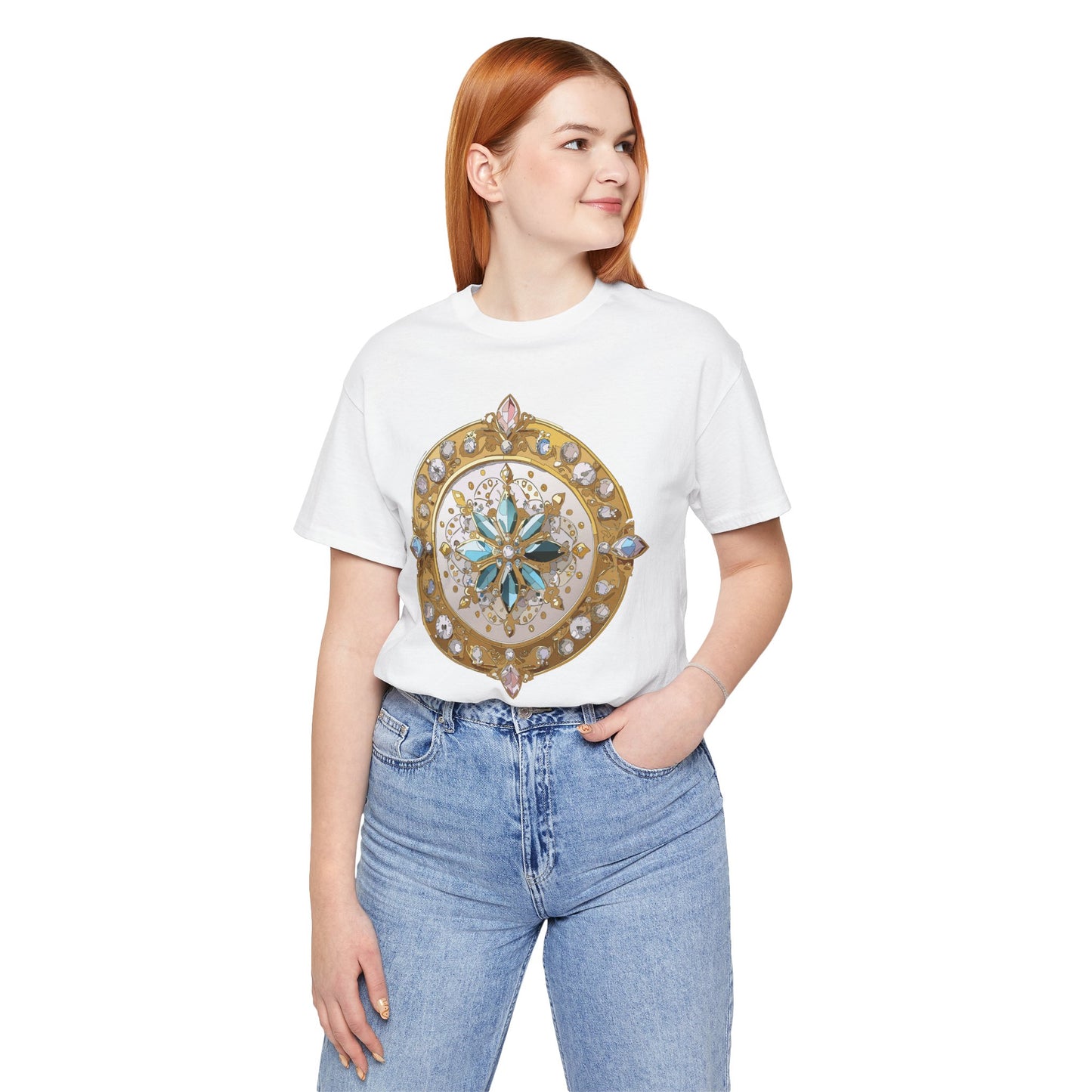 Medallion Shirt, Shirt with Medallion, Tee Shirt with Medal