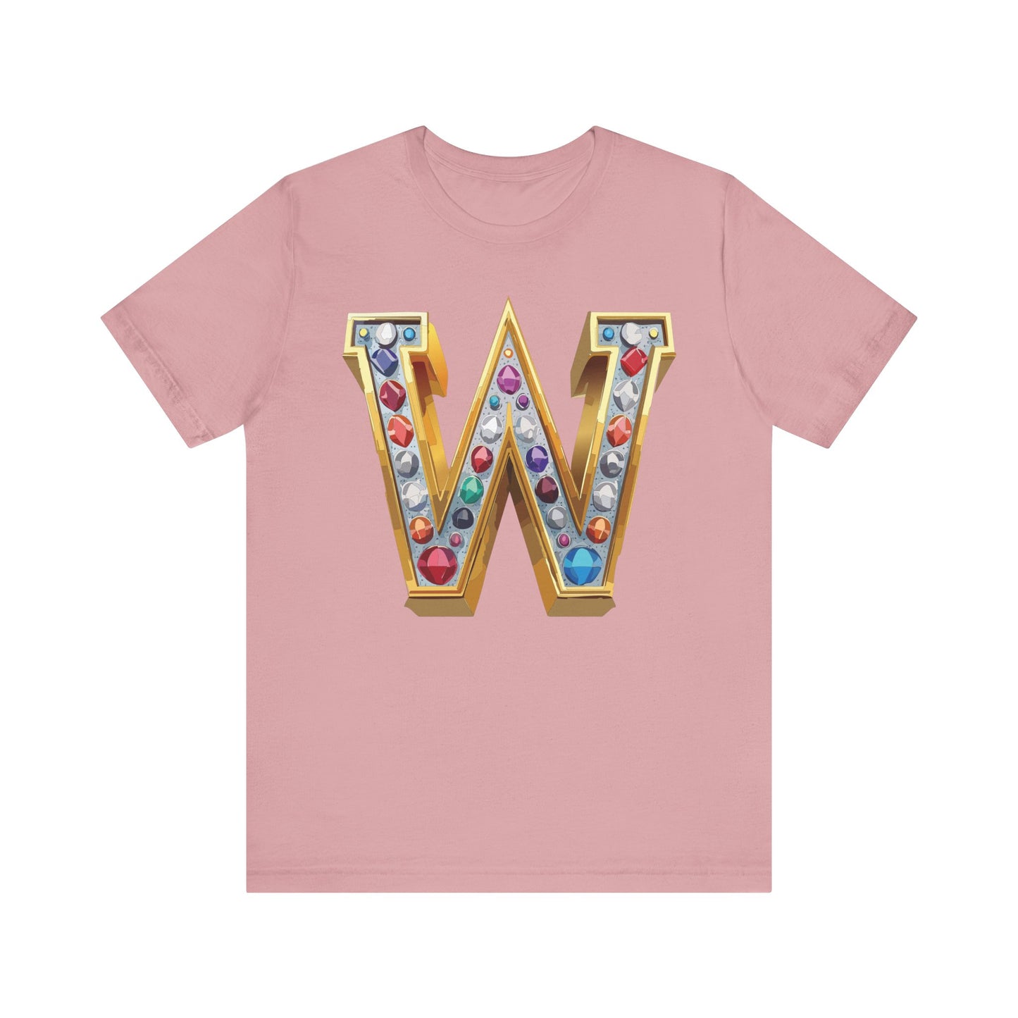 Letter Shirt, Shirt with Letters, Tee Shirt with Gold Letter, Shirt with Antique Letters