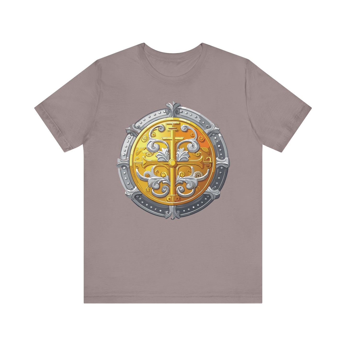 Coin Shirt, Shirt with Coin, Tee Shirt with Gold Coin, Shirt with Antique Coin