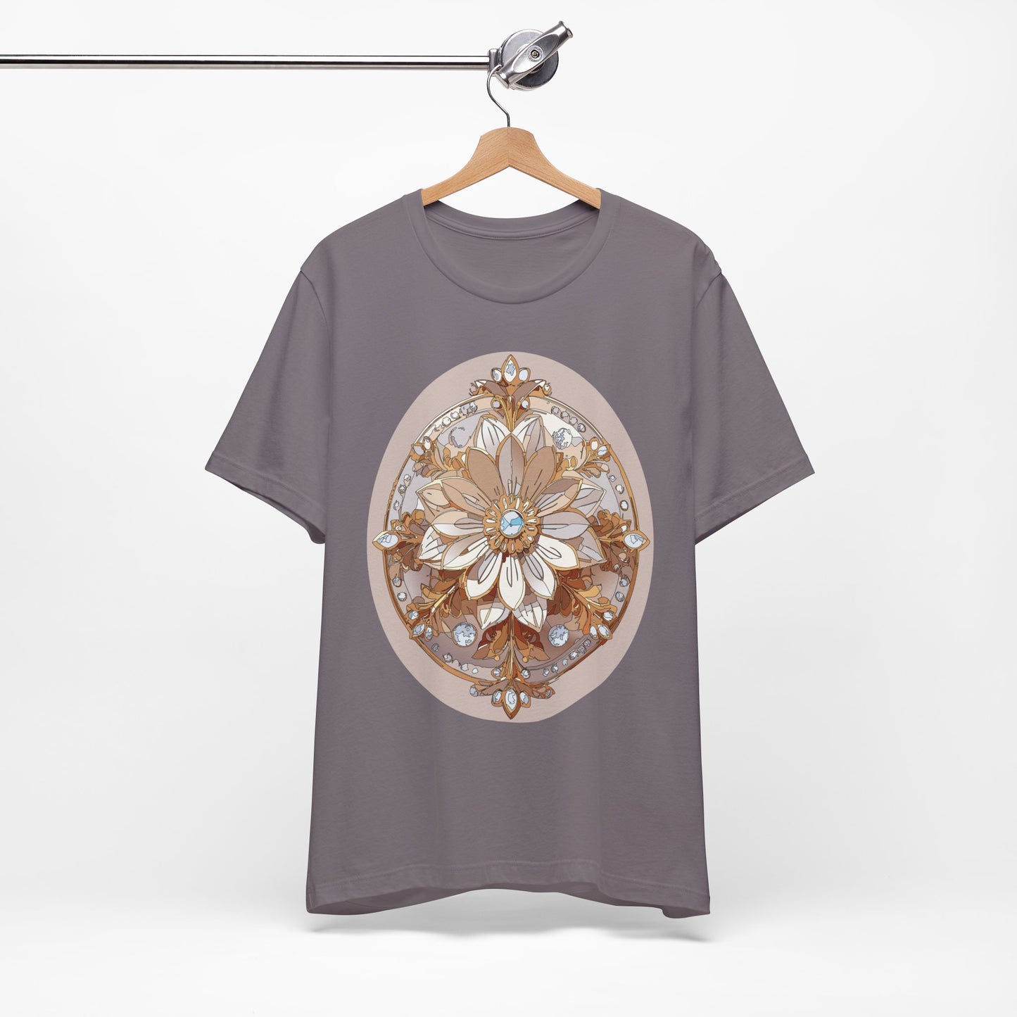 Floral Shirt, Flower Shirt, Tee Shirt with Antique Flower