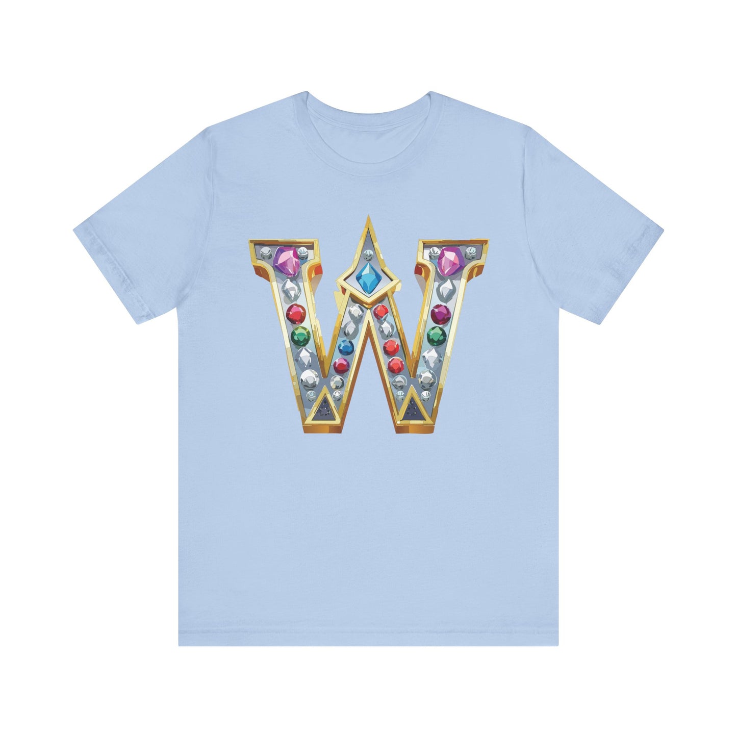 Letter Shirt, Shirt with Letters, Tee Shirt with Gold Letter, Shirt with Antique Letters