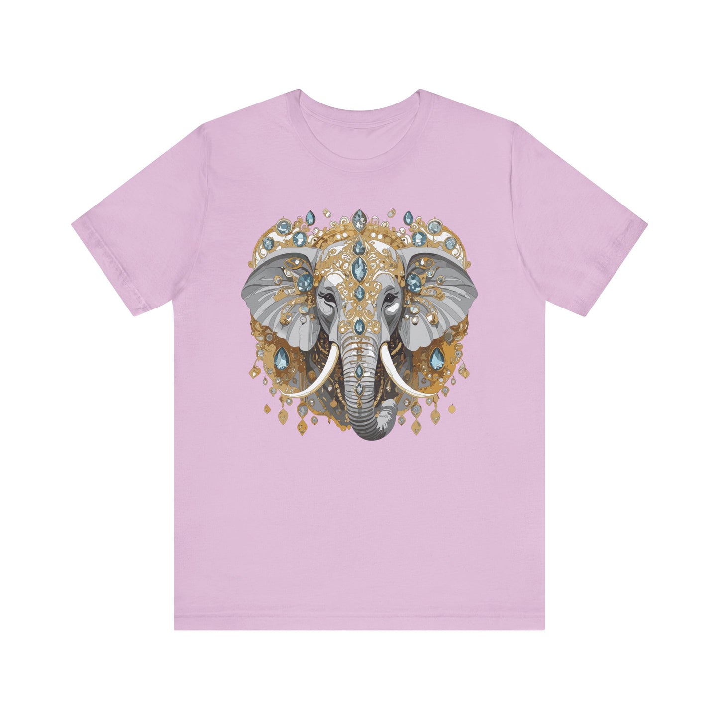 Animal Shirt, Shirt with Animal, Tee Shirt with Gold Animal Medal, Shirt with Antique Animal Medallion