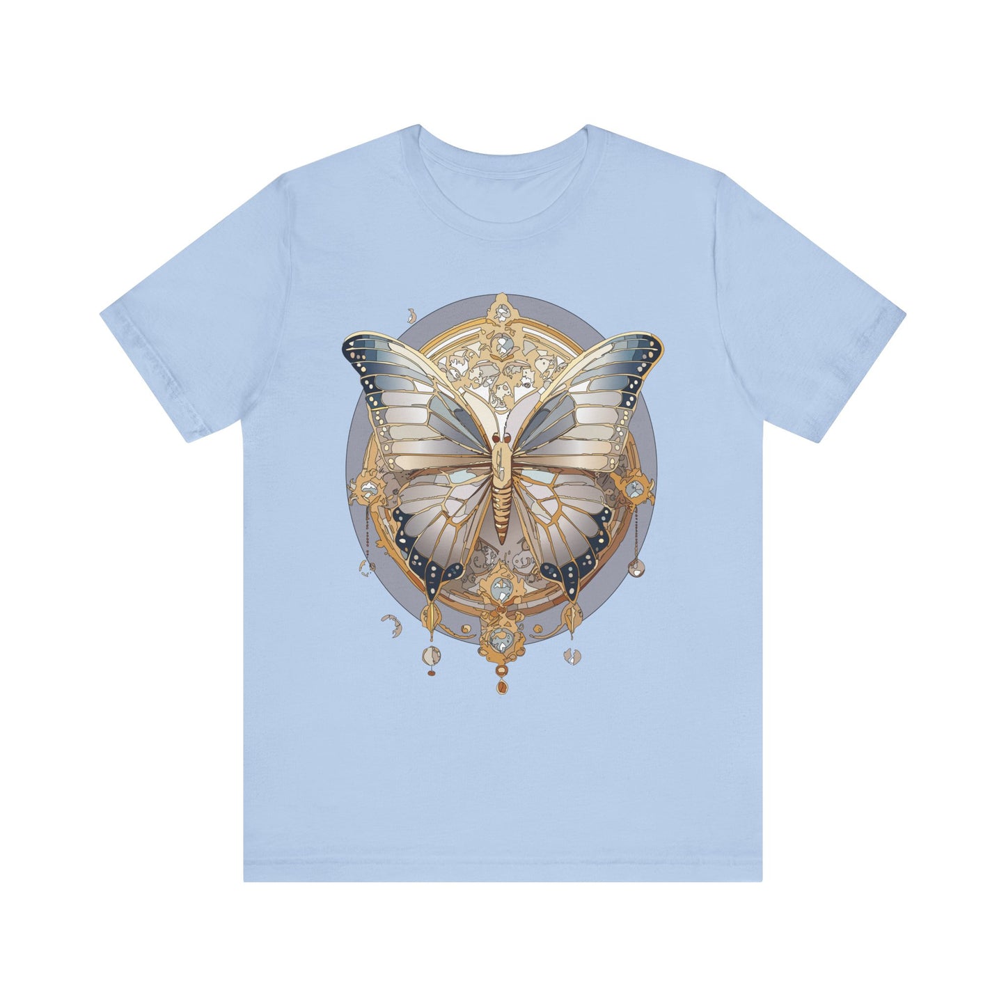 Butterfly Shirt, Shirt with Butterfly, Tee Shirt with Antique Butterfly