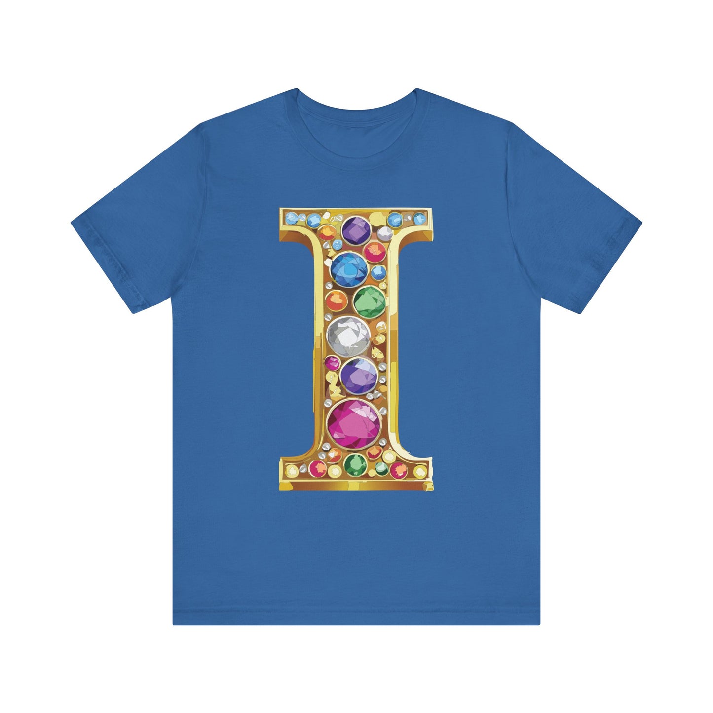 Letter Shirt, Shirt with Letters, Tee Shirt with Gold Letter, Shirt with Antique Letters