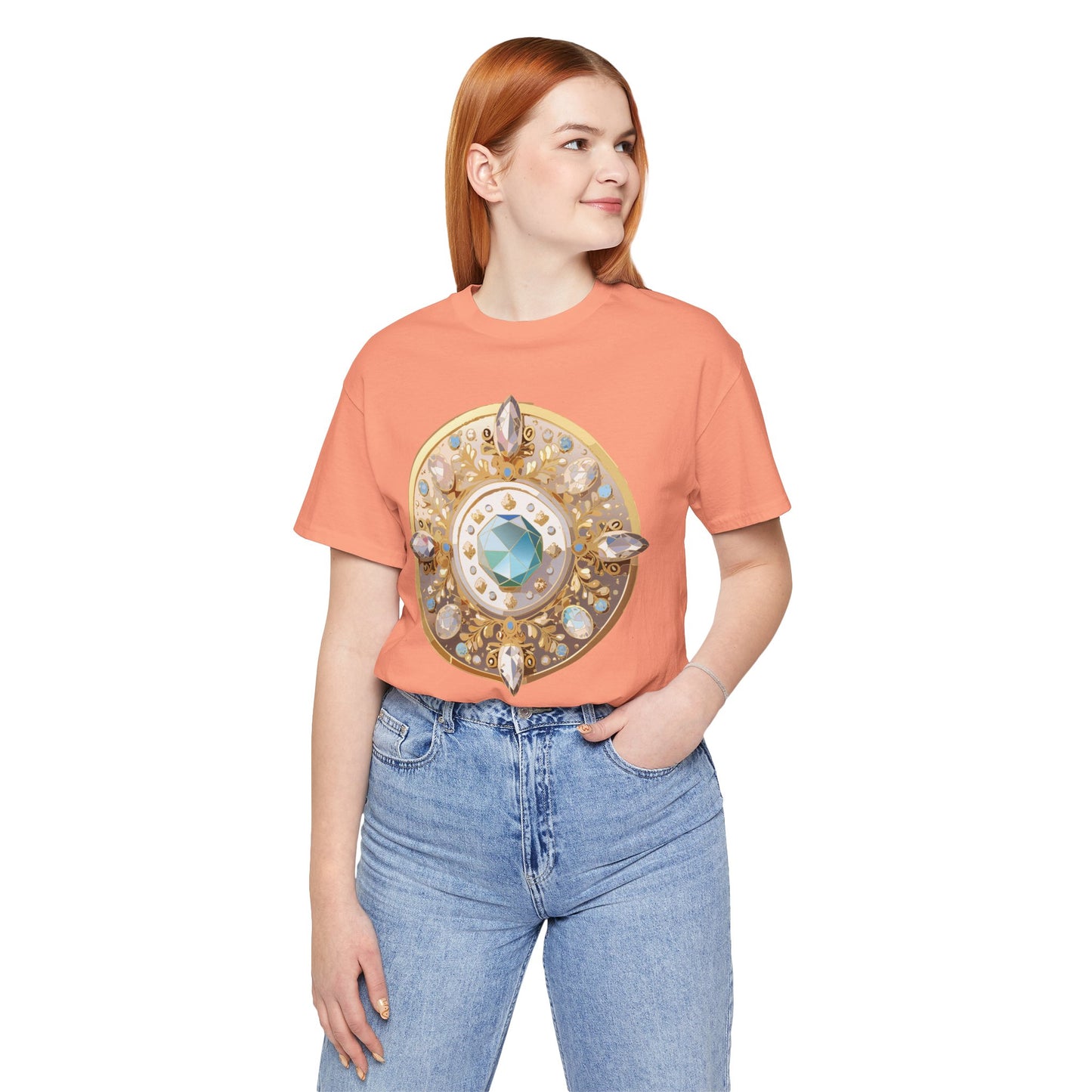 Medallion Shirt, Shirt with Medallion, Tee Shirt with Medal