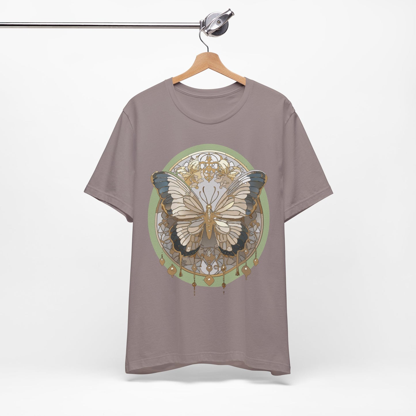 Butterfly Shirt, Shirt with Butterfly, Tee Shirt with Antique Butterfly