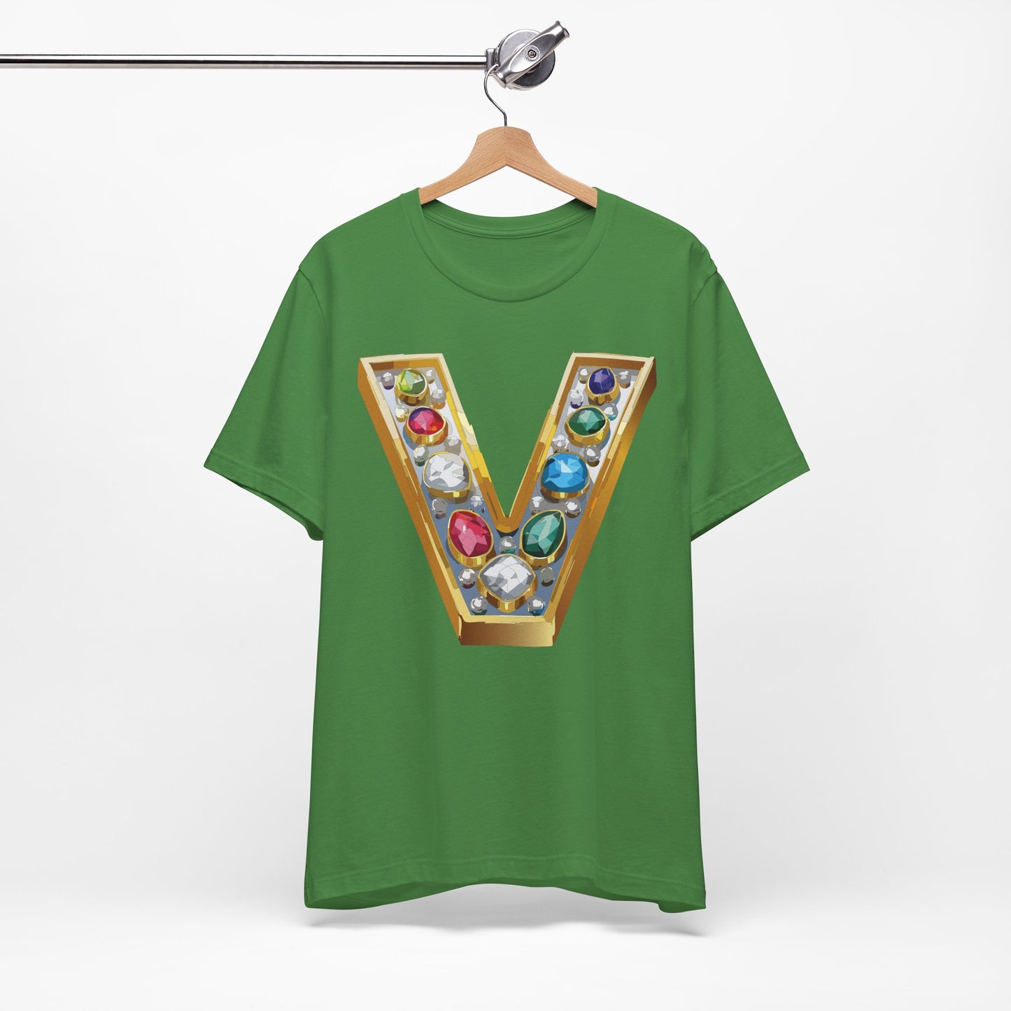 Letter Shirt, Shirt with Letters, Tee Shirt with Gold Letter, Shirt with Antique Letters
