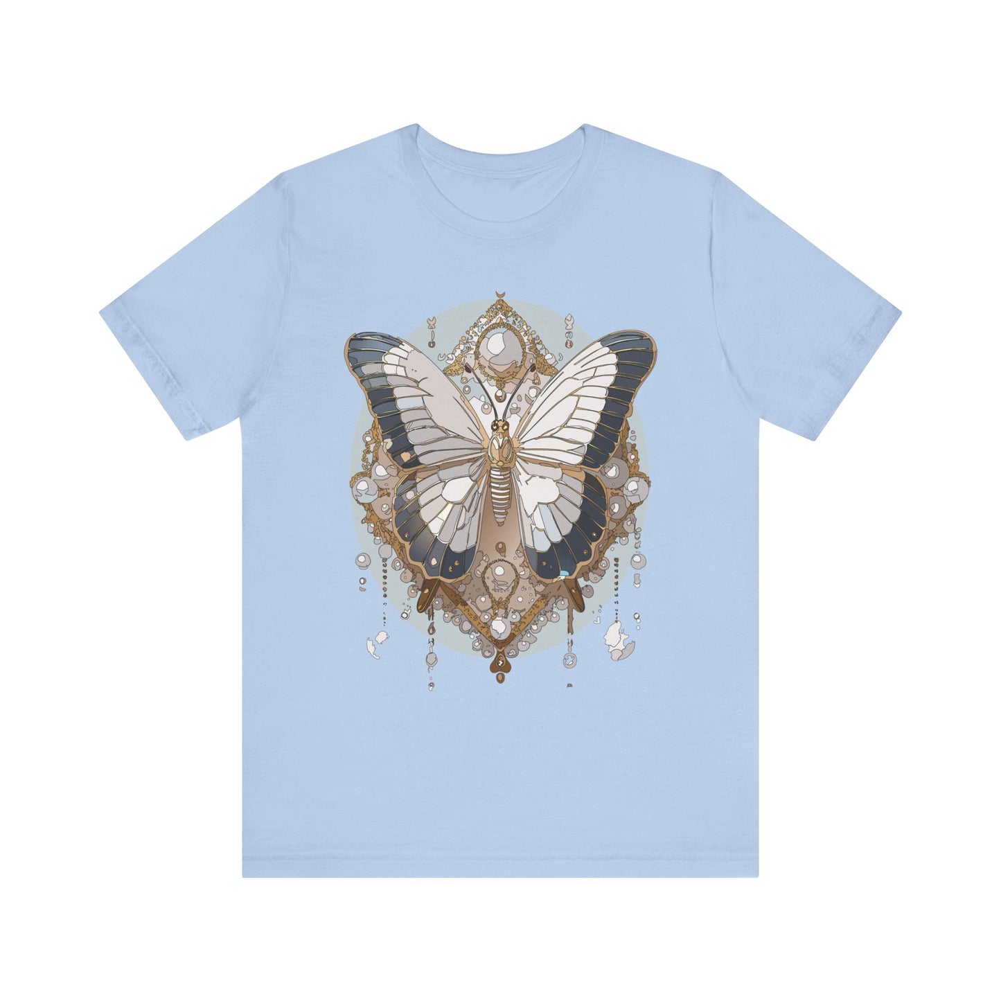Butterfly Shirt, Shirt with Butterfly, Tee Shirt with Antique Butterfly