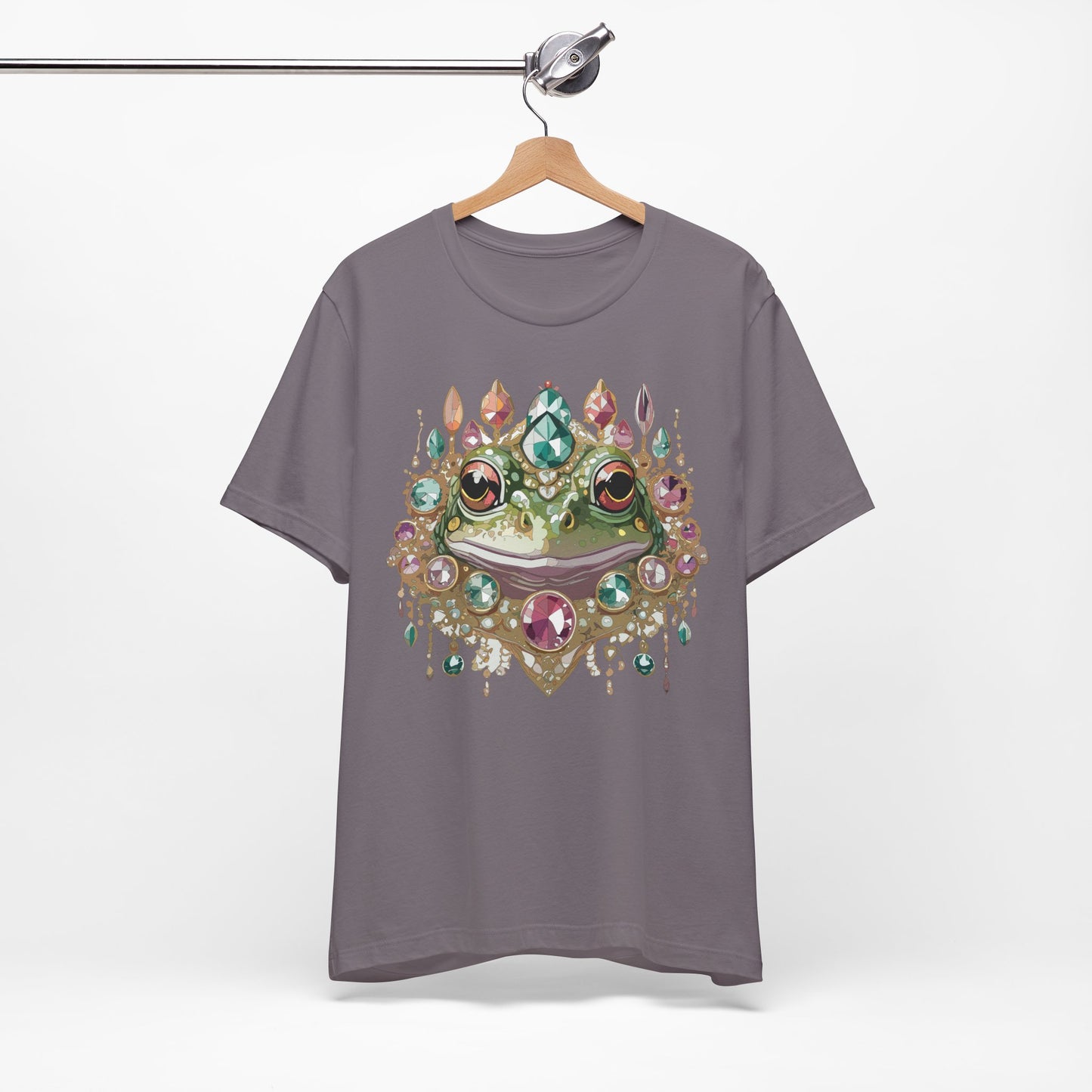 Animal Shirt, Shirt with Animal, Tee Shirt with Gold Animal Medal, Shirt with Antique Animal Medallion