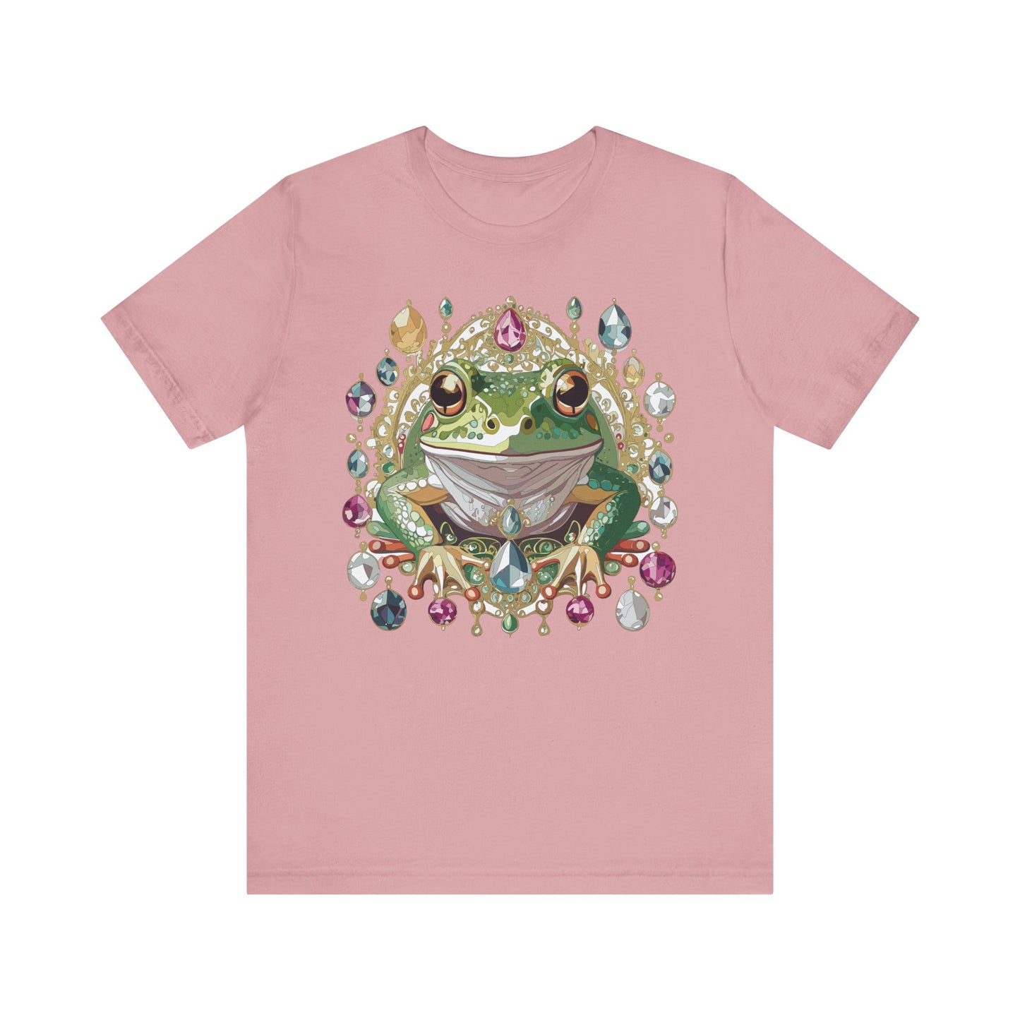 Animal Shirt, Shirt with Animal, Tee Shirt with Gold Animal Medal, Shirt with Antique Animal Medallion
