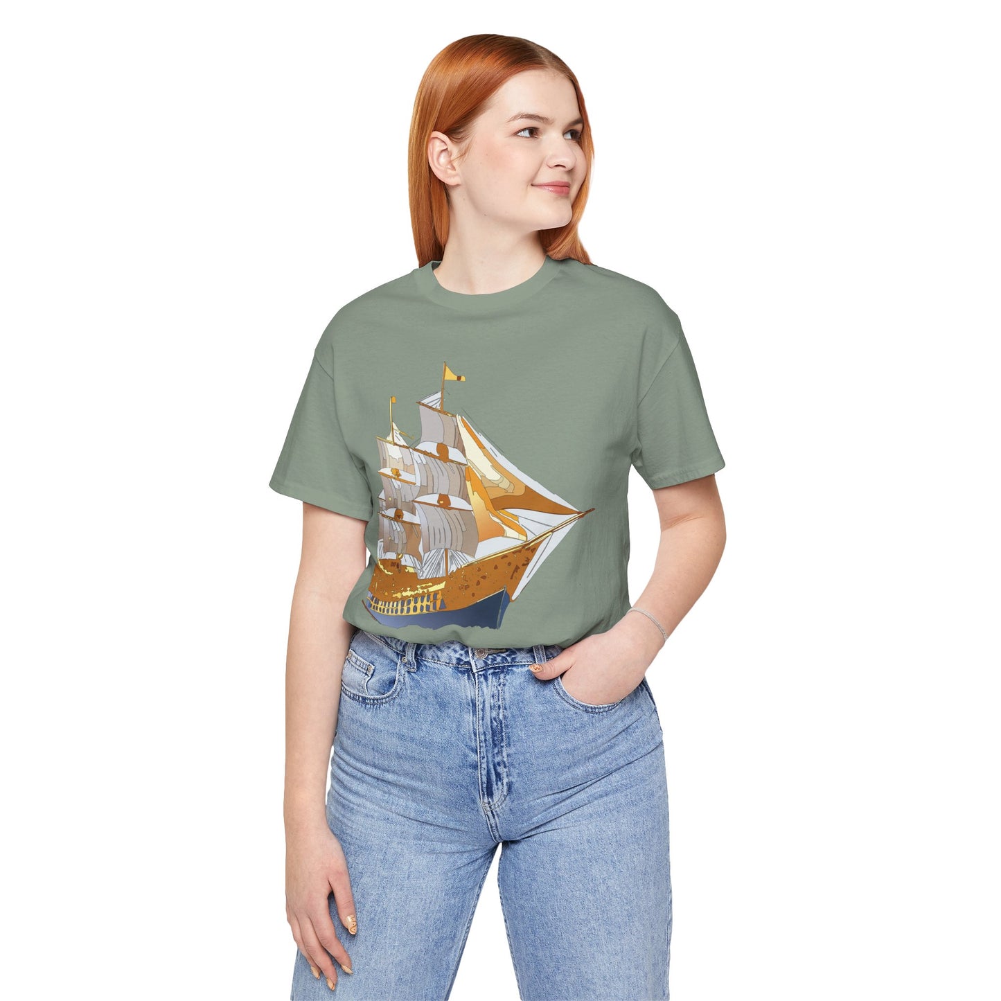 Ship Shirt, Shirt with Ship, Tee shirt with Ship
