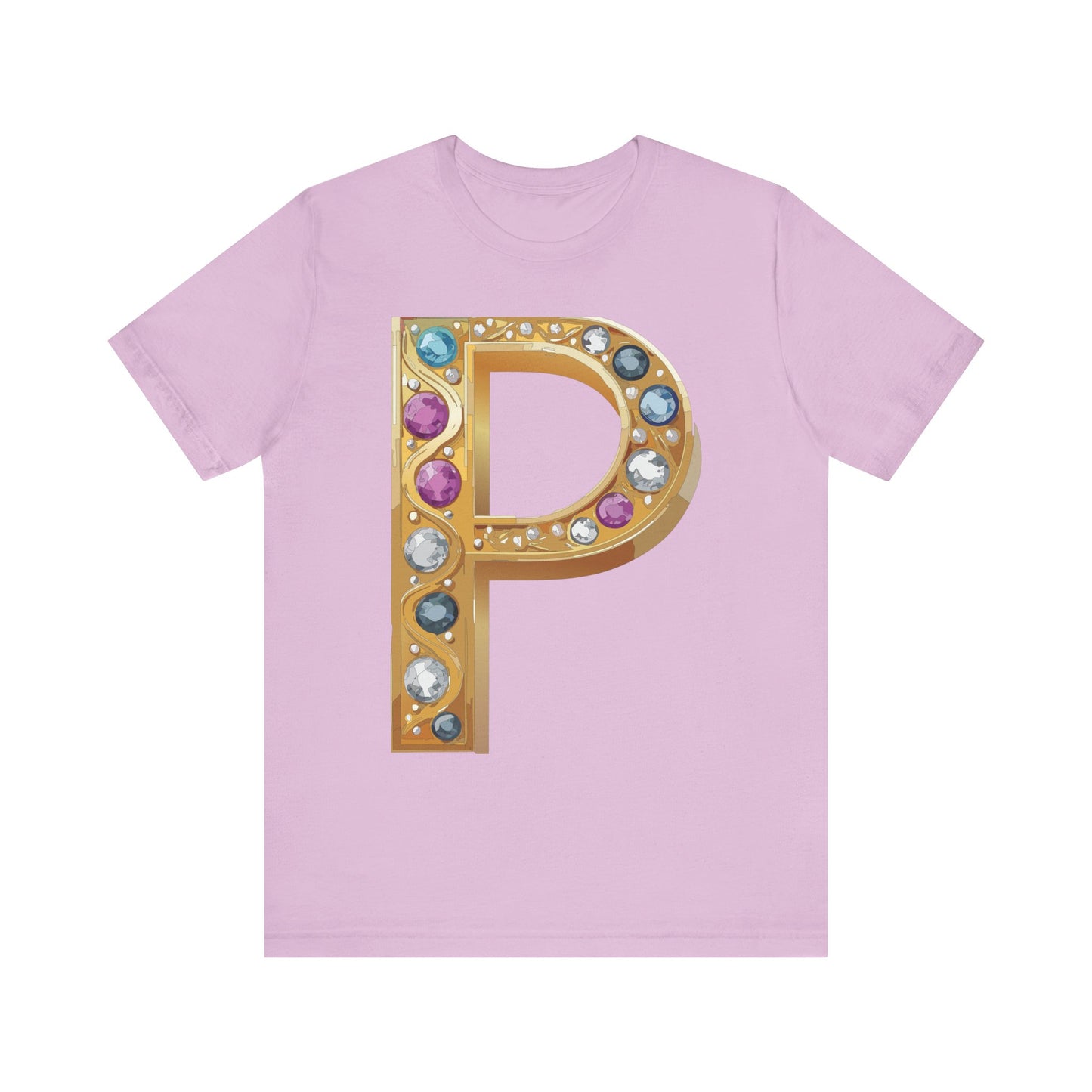 Letter Shirt, Shirt with Letters, Tee Shirt with Gold Letter, Shirt with Antique Letters
