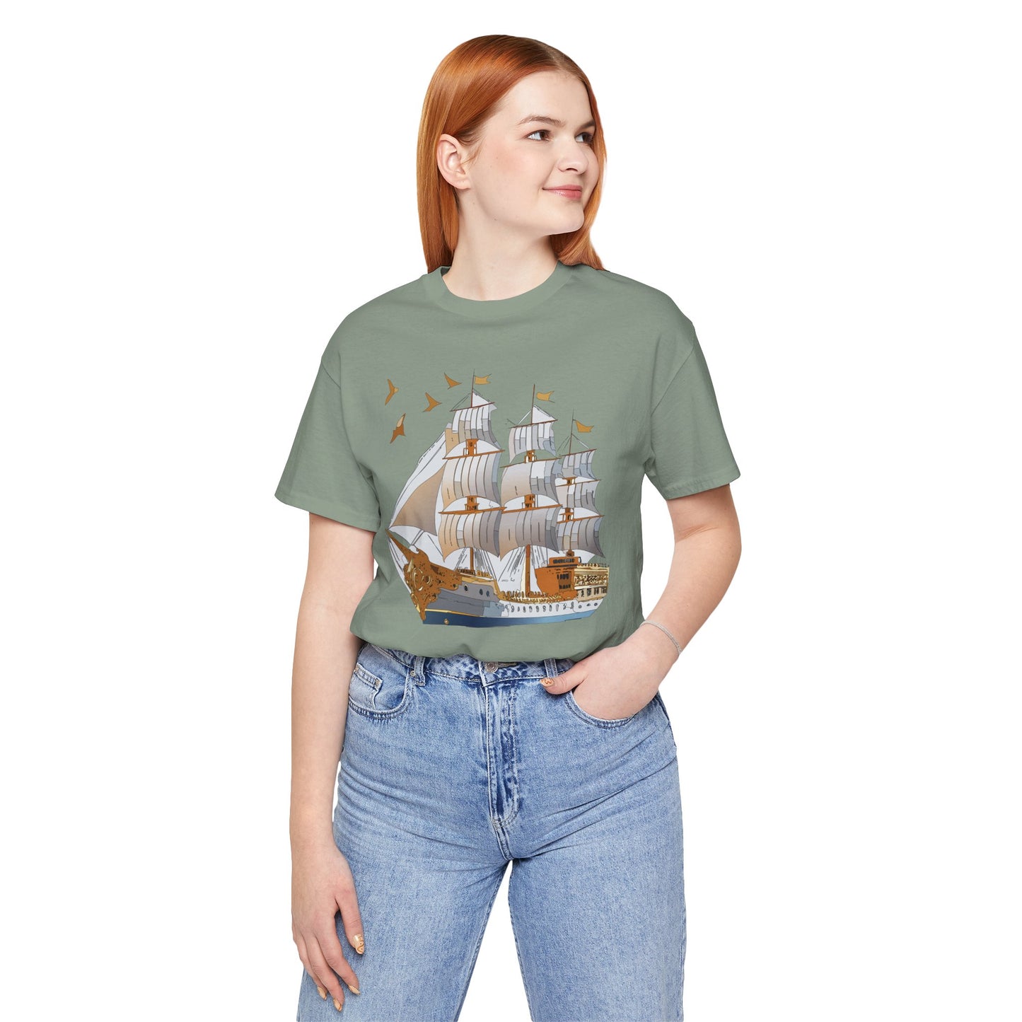 Ship Shirt, Shirt with Ship, Tee shirt with Ship