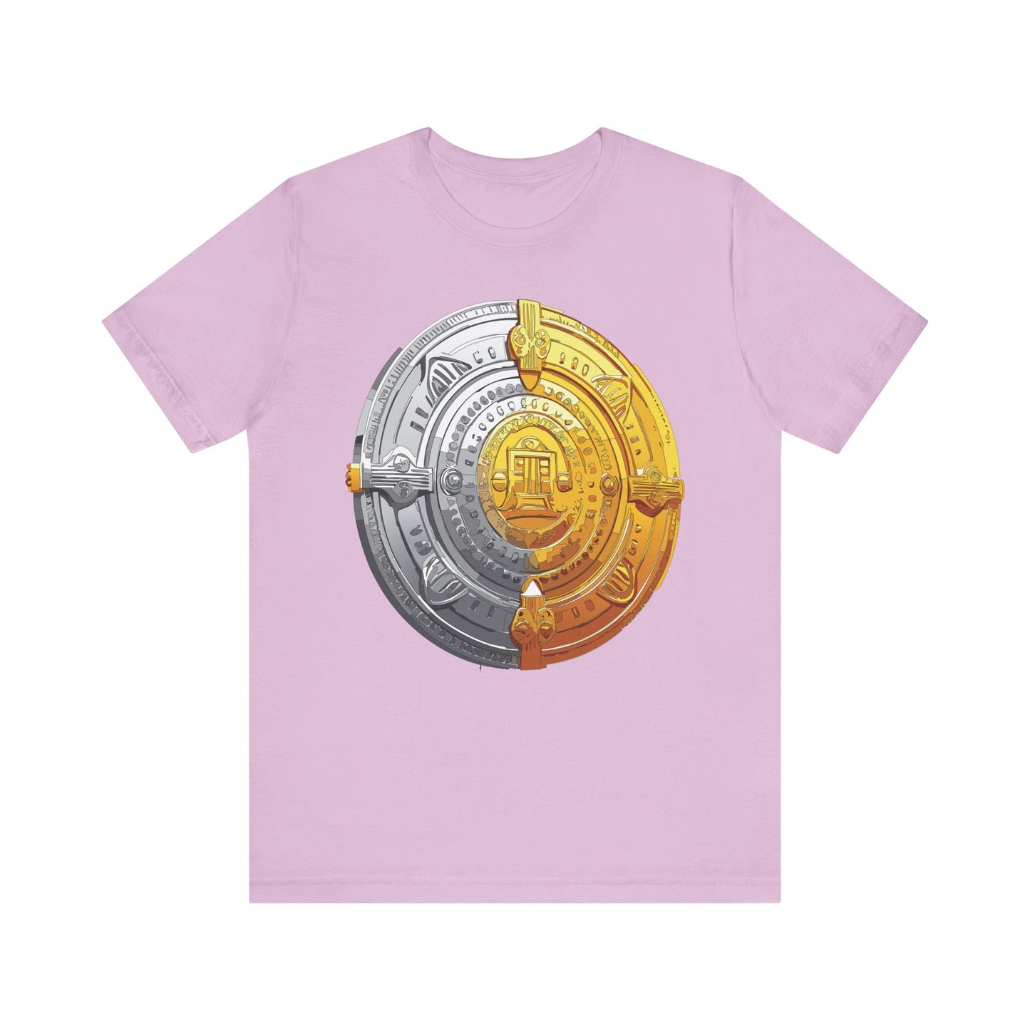 Coin Shirt, Shirt with Coin, Tee Shirt with Gold Coin, Shirt with Antique Coin