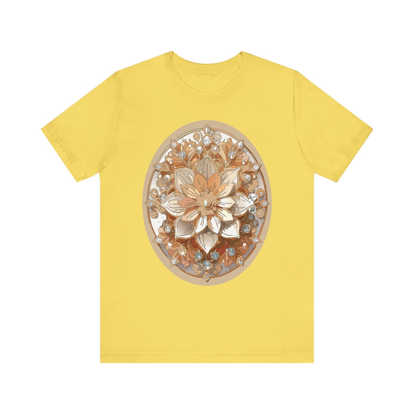 Floral Shirt, Flower Shirt, Tee Shirt with Antique Flower