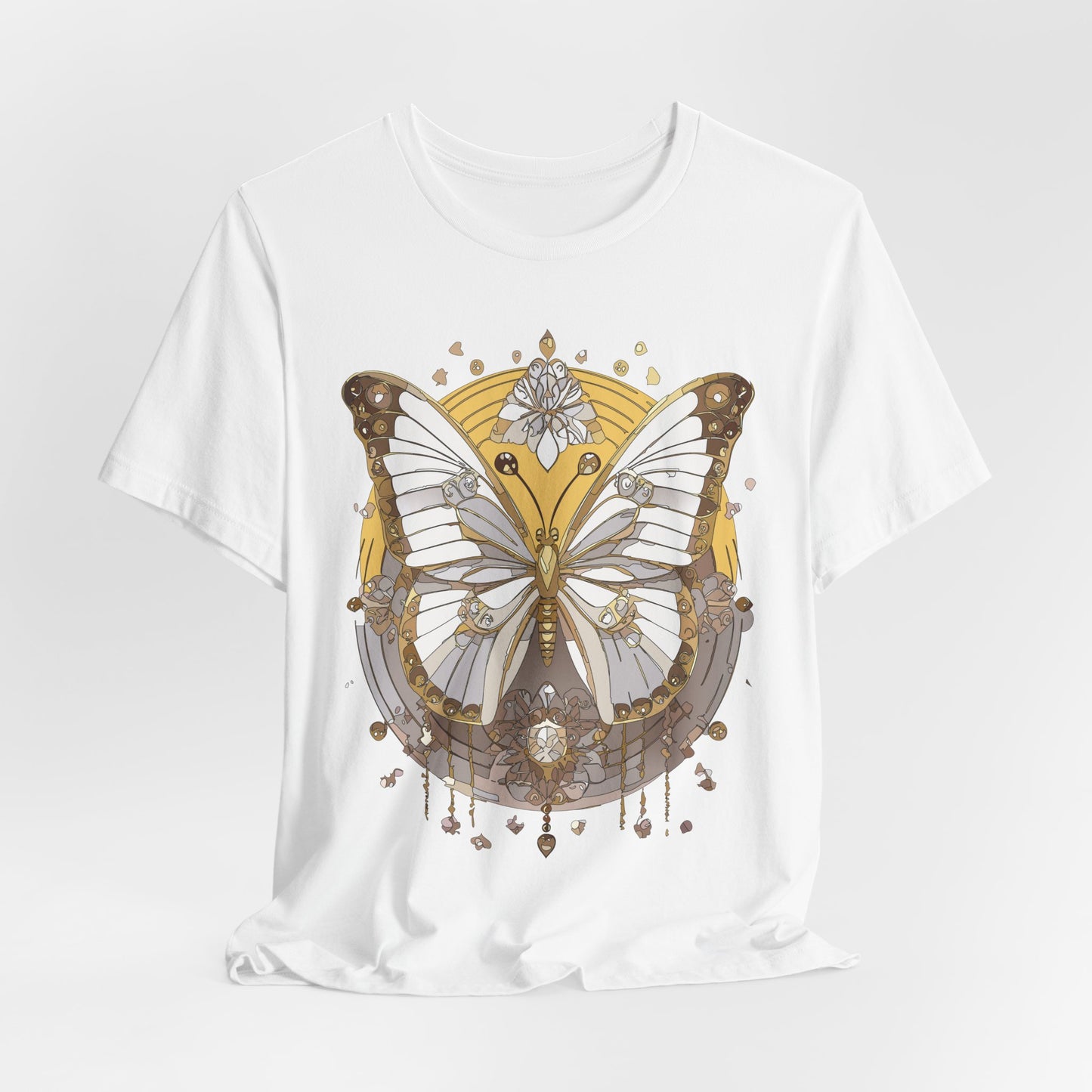 Butterfly Shirt, Shirt with Butterfly, Tee Shirt with Antique Butterfly