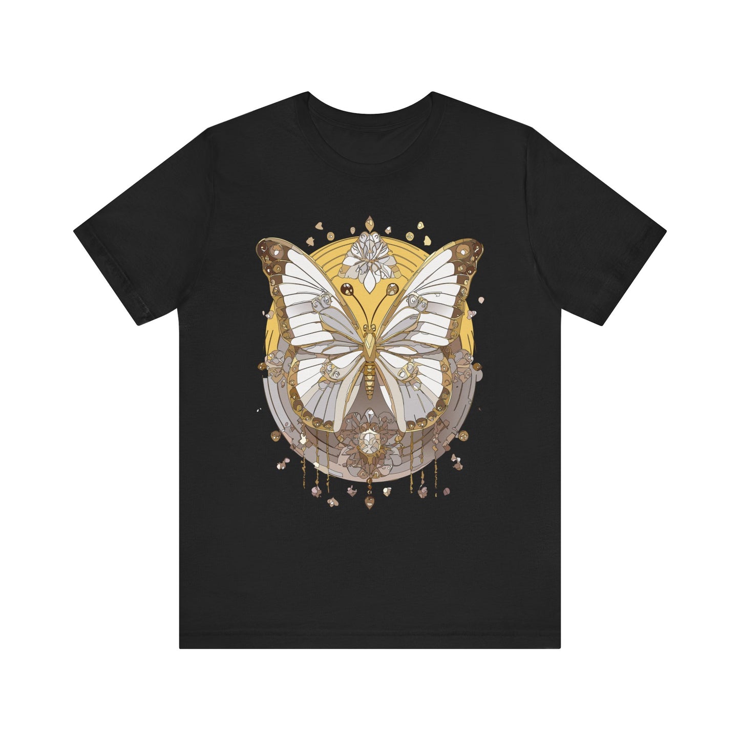 Butterfly Shirt, Shirt with Butterfly, Tee Shirt with Antique Butterfly
