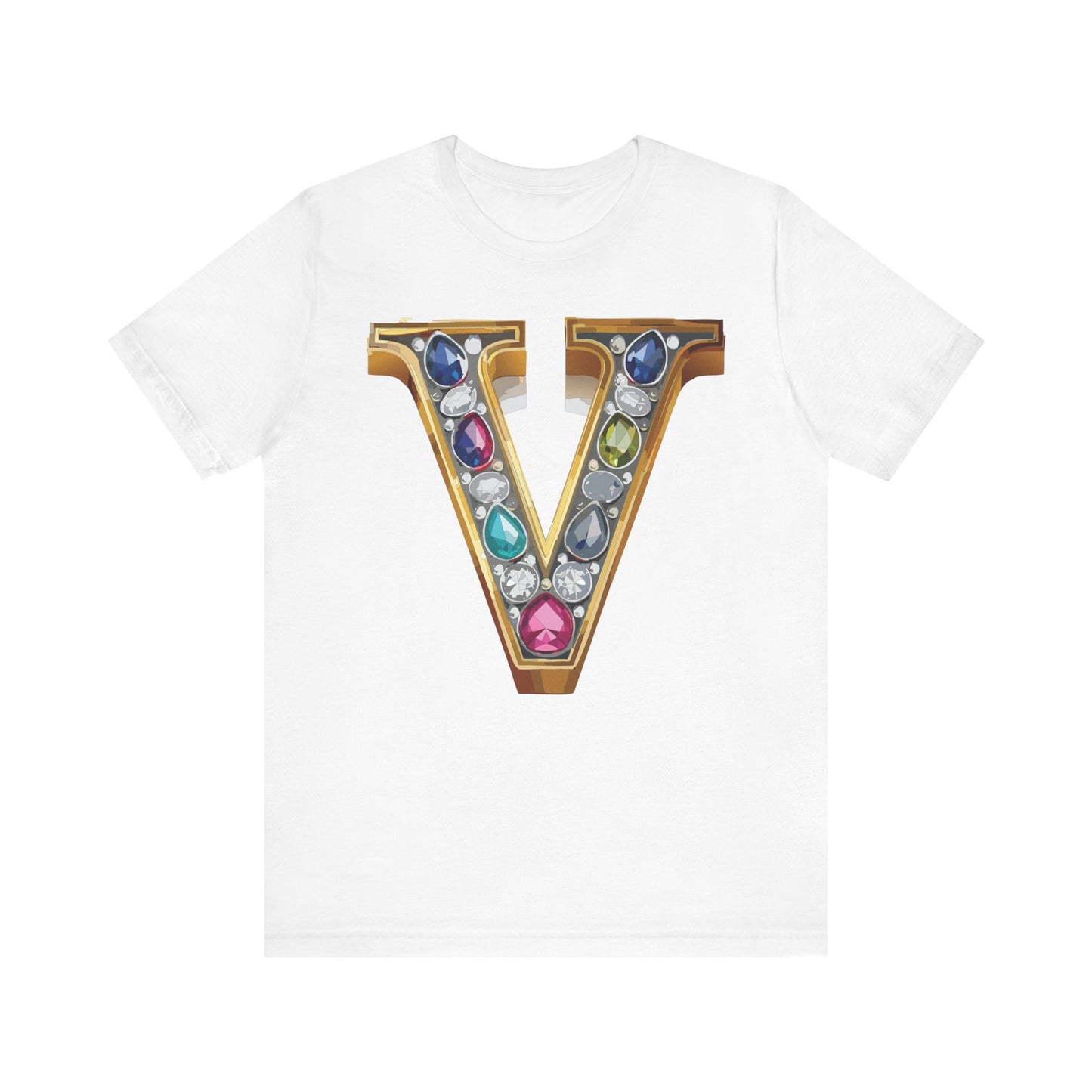 Letter Shirt, Shirt with Letters, Tee Shirt with Gold Letter, Shirt with Antique Letters