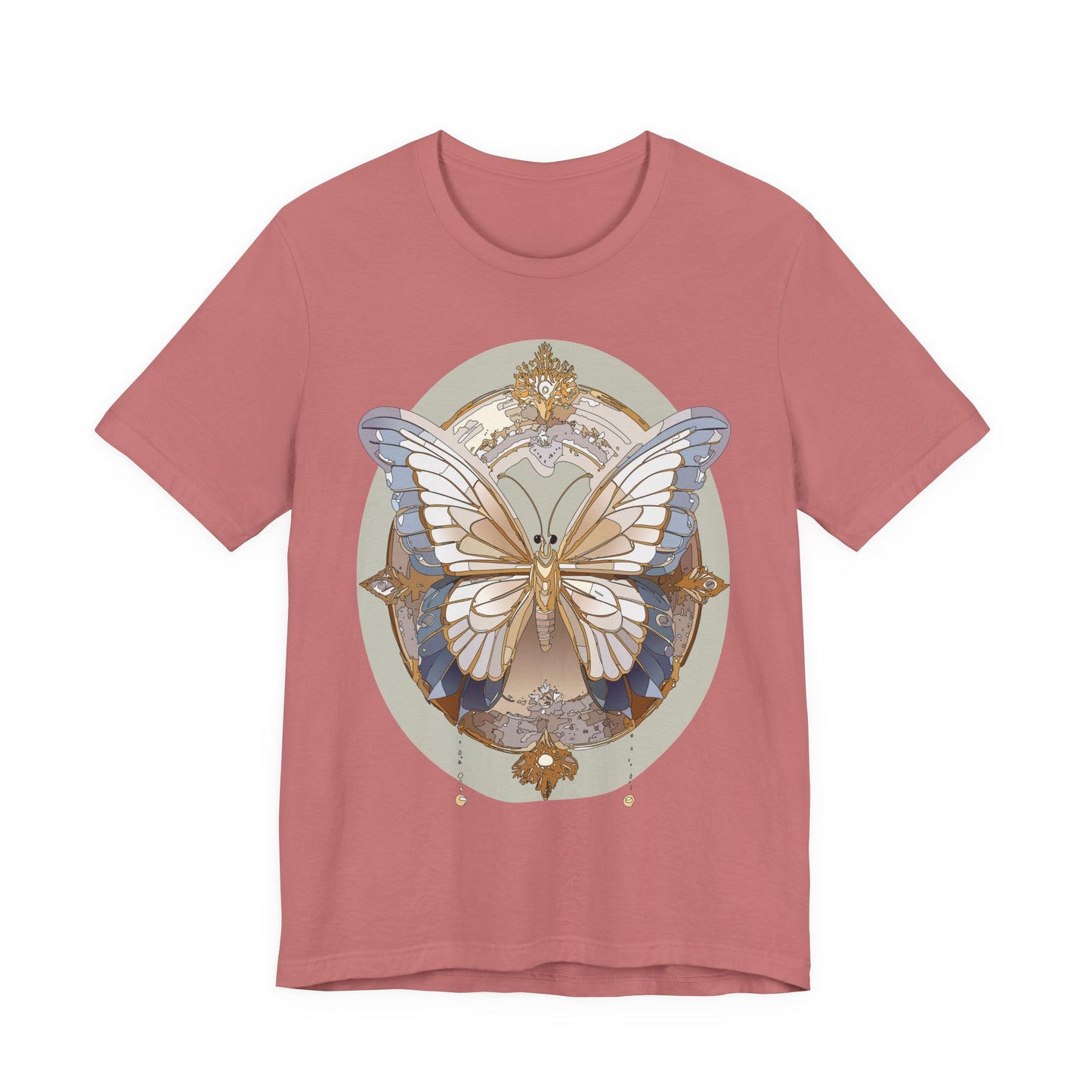 Butterfly Shirt, Shirt with Butterfly, Tee Shirt with Antique Butterfly