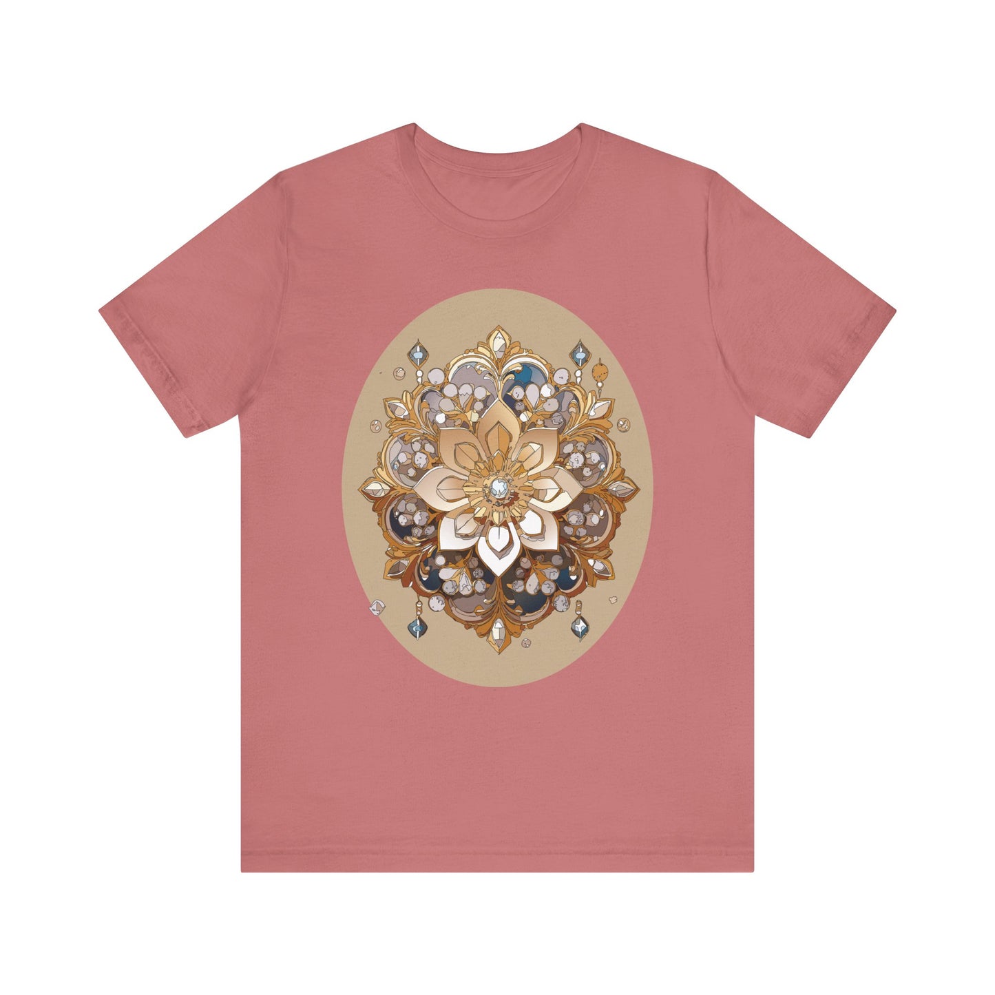 Floral Shirt, Flower Shirt, Tee Shirt with Antique Flower