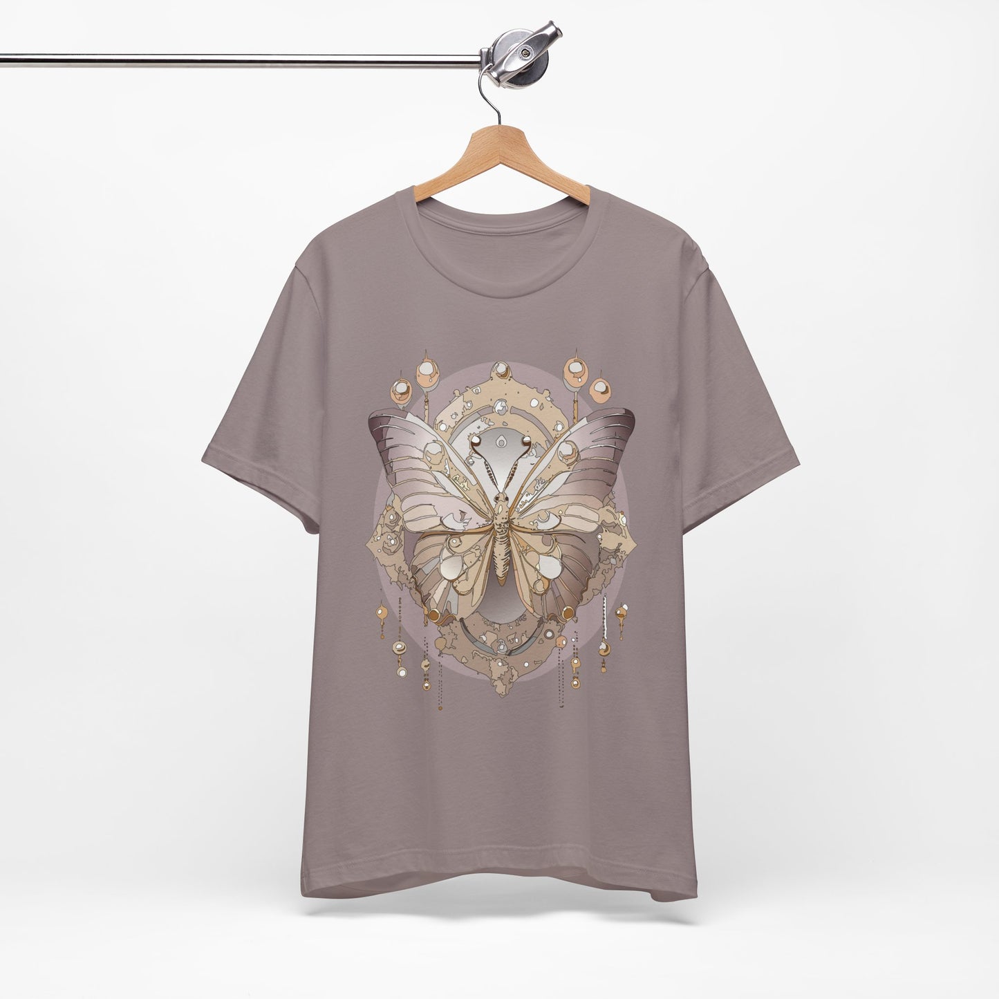 Butterfly Shirt, Shirt with Butterfly, Tee Shirt with Antique Butterfly