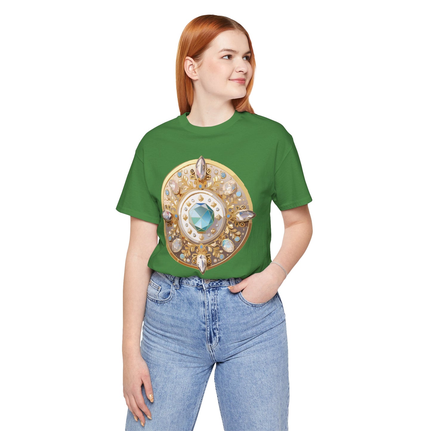 Medallion Shirt, Shirt with Medallion, Tee Shirt with Medal