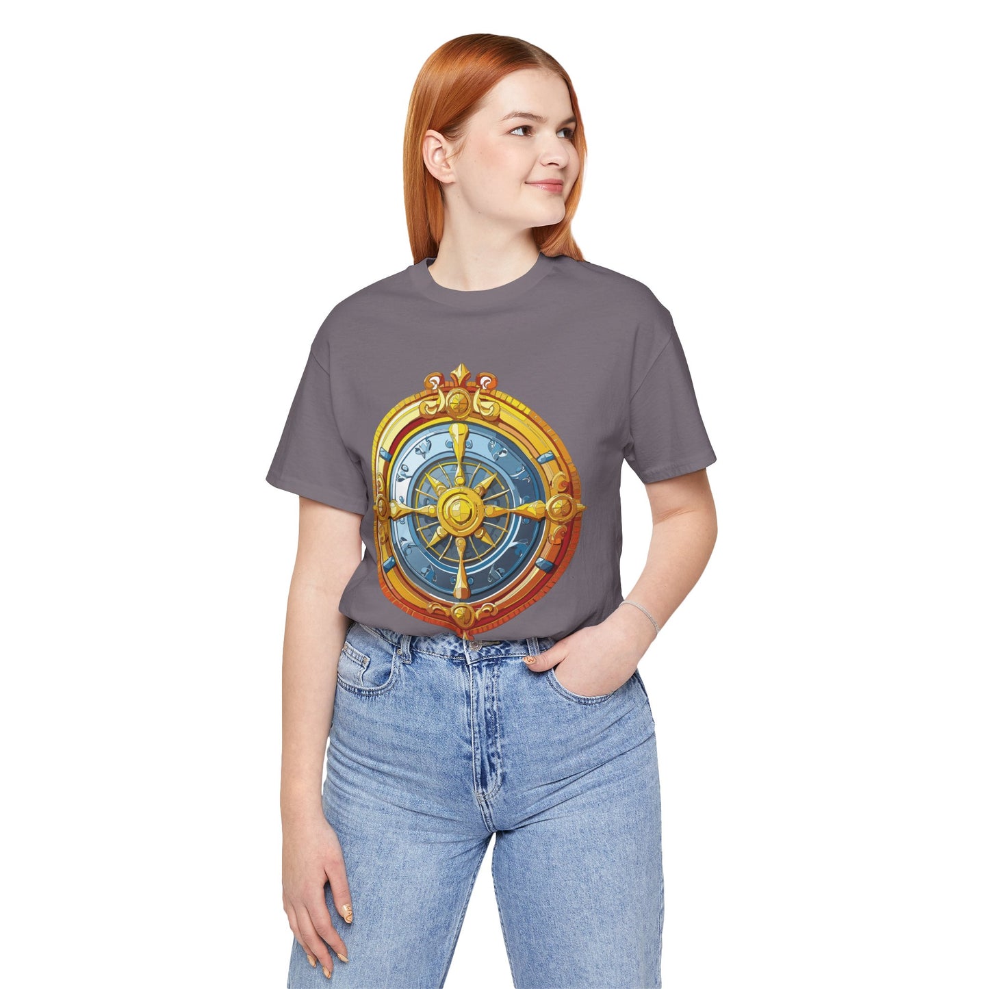Coin Shirt, Shirt with Coin, Tee Shirt with Gold Coin, Shirt with Antique Coin