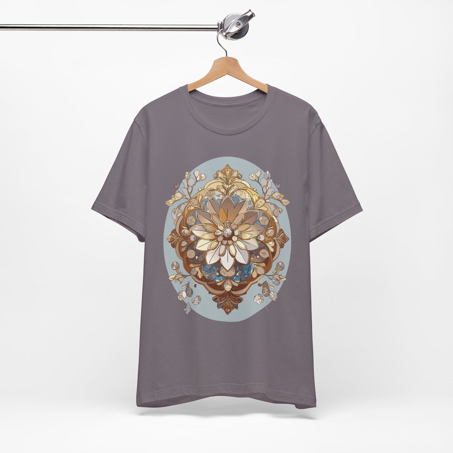 Floral Shirt, Flower Shirt, Tee Shirt with Antique Flower