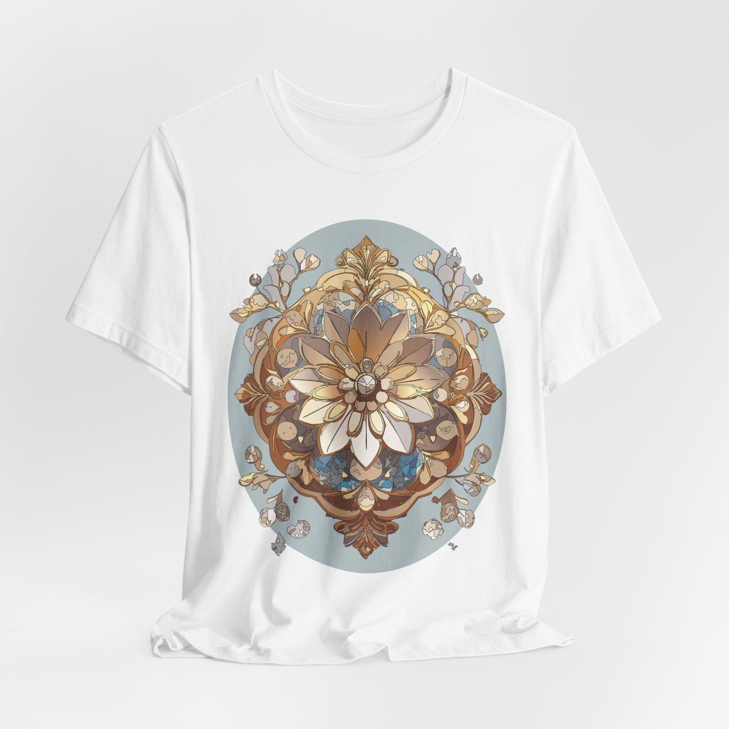 Floral Shirt, Flower Shirt, Tee Shirt with Antique Flower