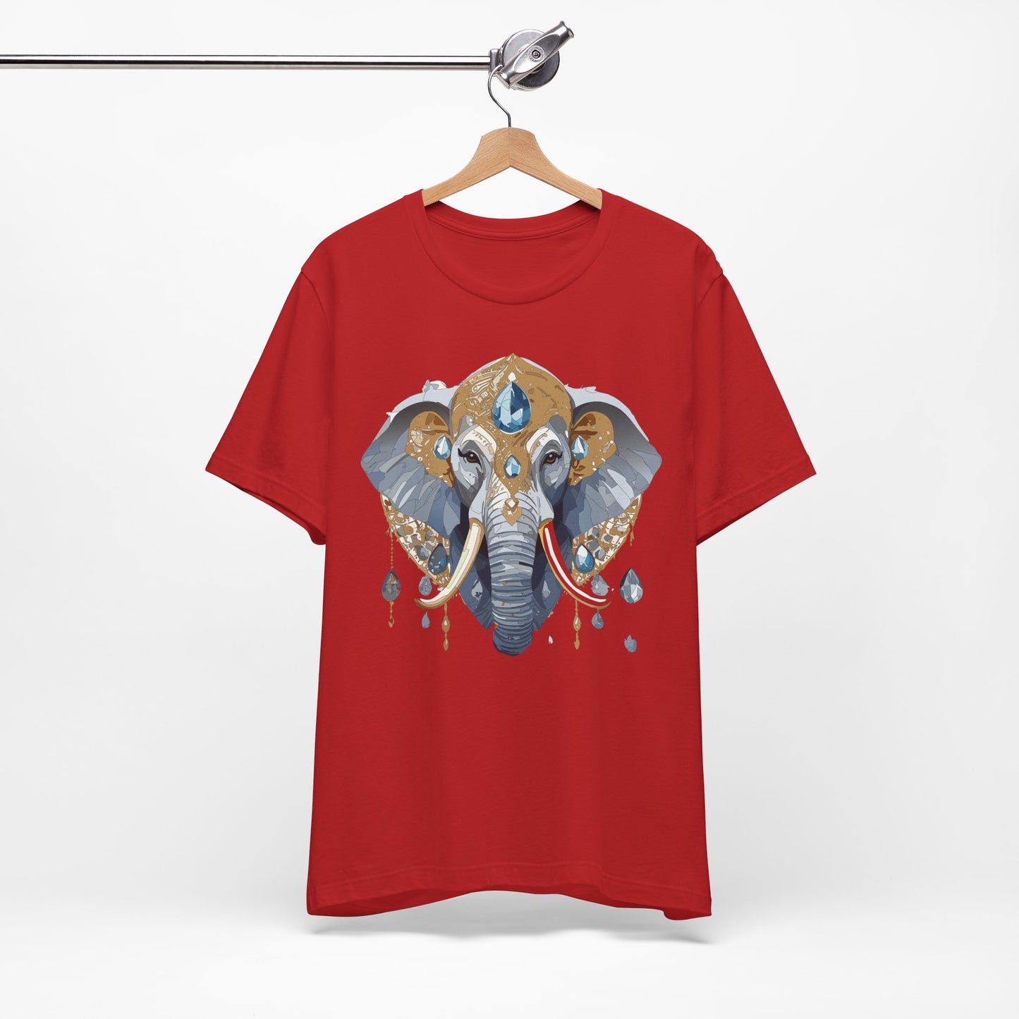 Animal Shirt, Shirt with Animal, Tee Shirt with Gold Animal Medal, Shirt with Antique Animal Medallion
