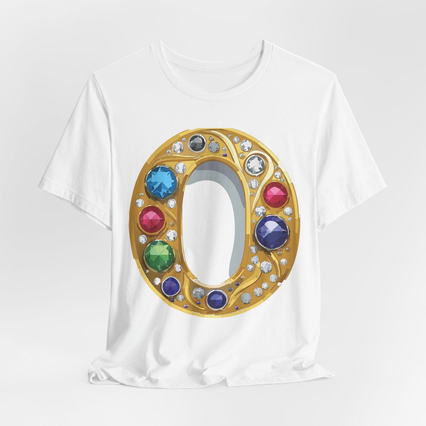 Letter Shirt, Shirt with Letters, Tee Shirt with Gold Letter, Shirt with Antique Letters