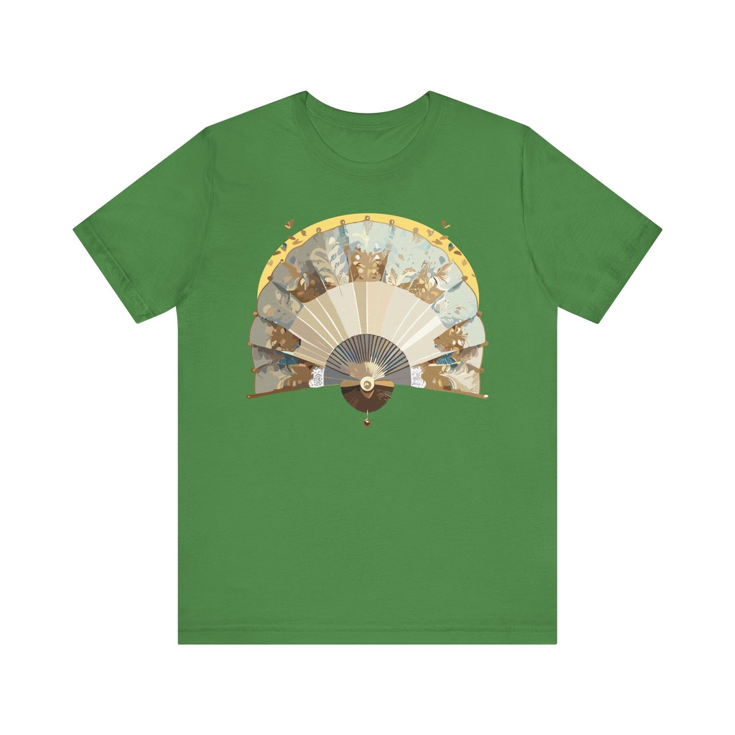 Fan shirt, Shirt with Fan, Tee Shirt with Gold Blower