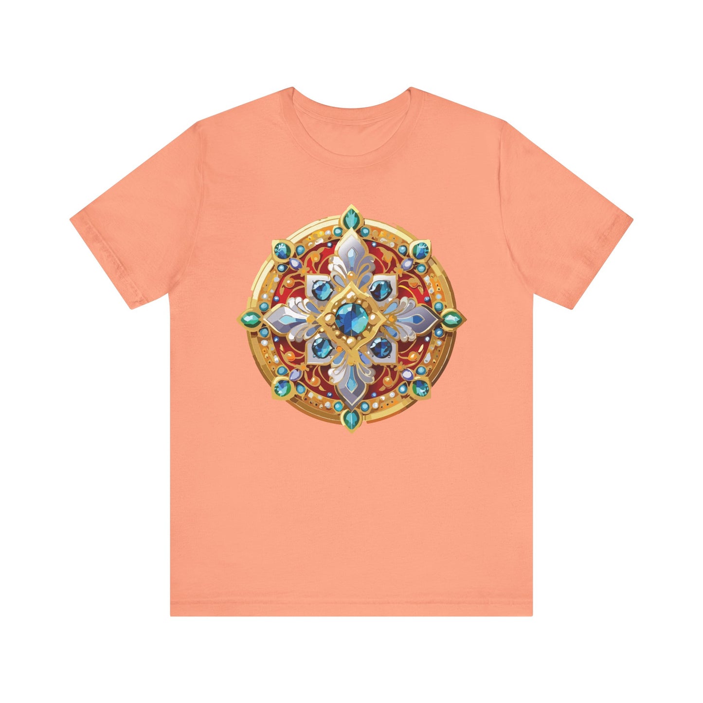 Medallion Shirt, Shirt with Medallion, Tee Shirt with Medal
